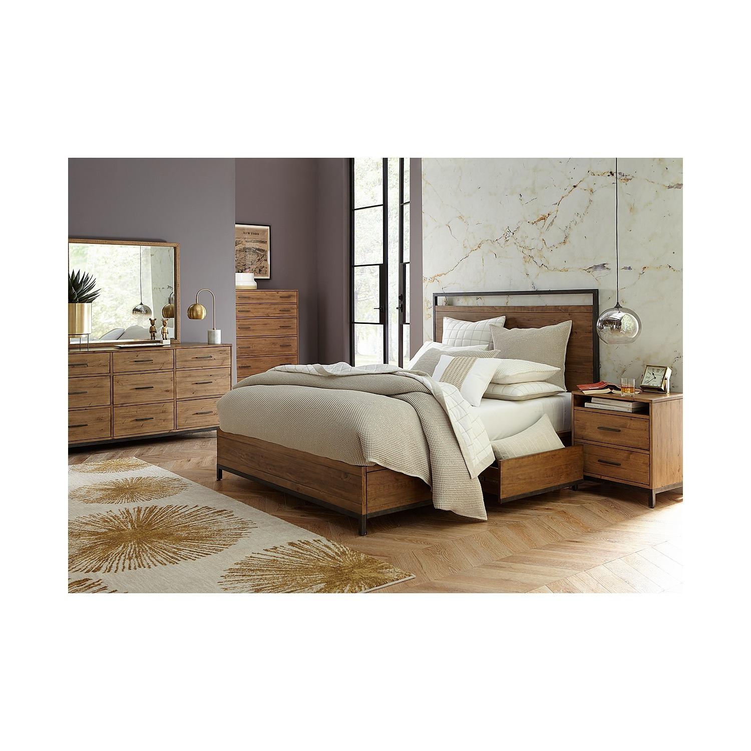 Macy's Gatlin Rustic Nightstand - image-7