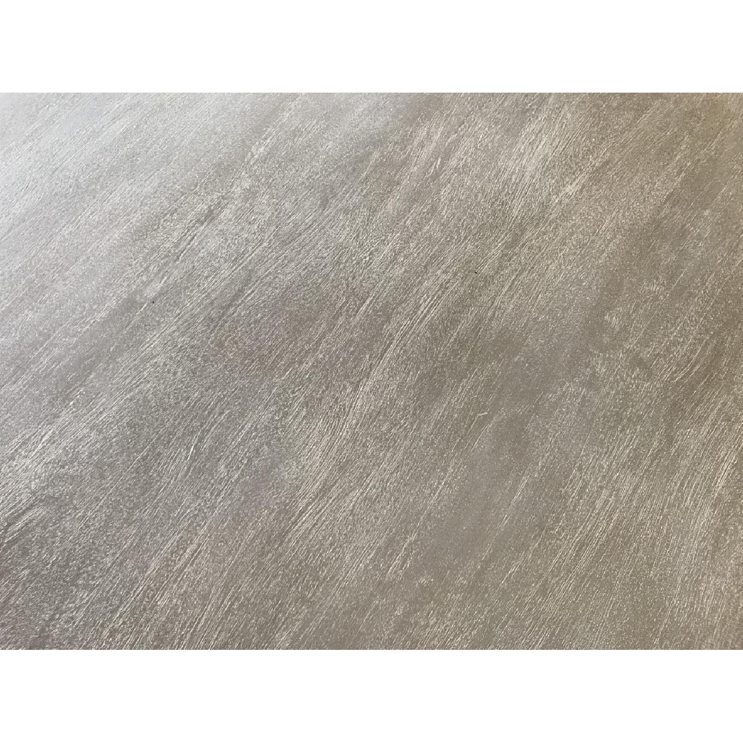 Zuo Whitewashed/Gray Acacia Wood Round Dining Table - image-1