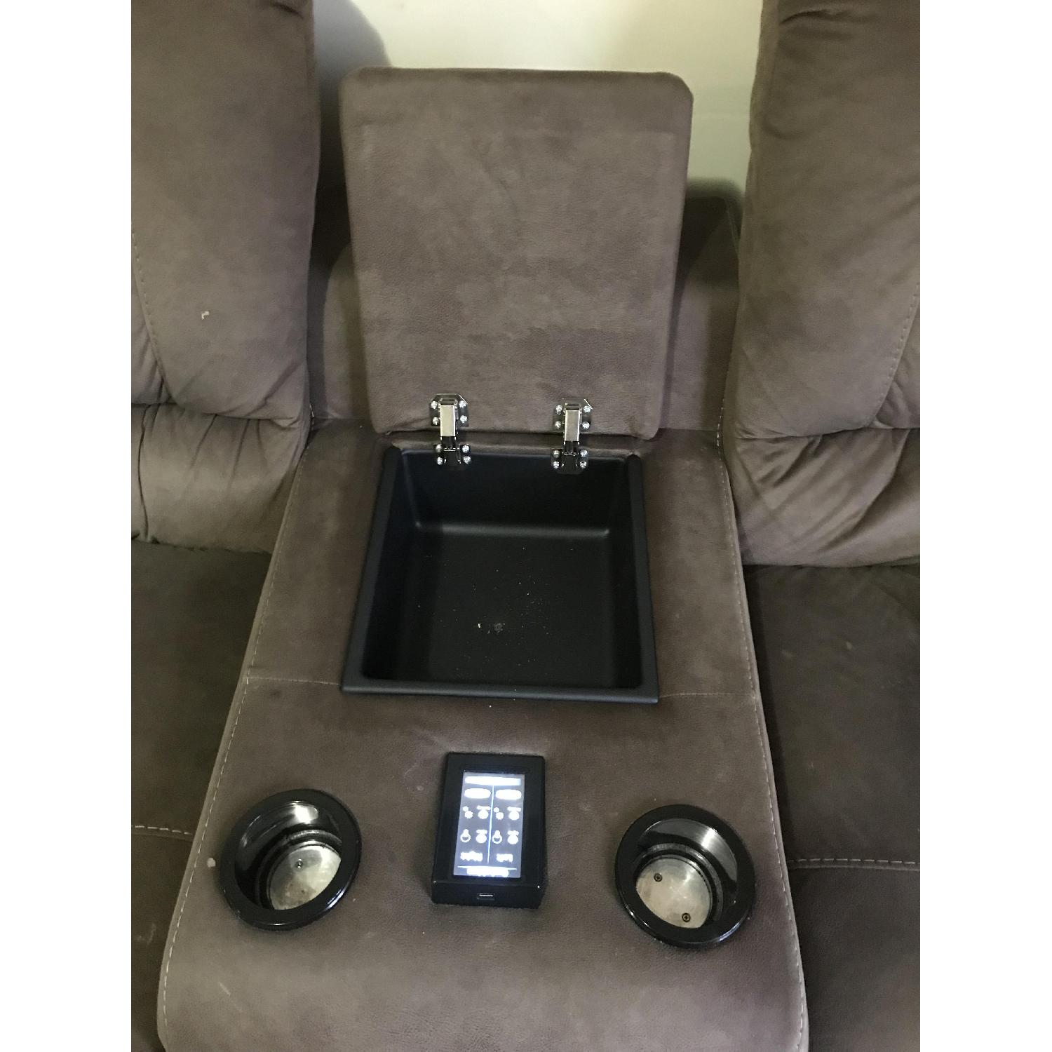 Raymour & Flanigan Power Reclining Sectional Sofa - image-2