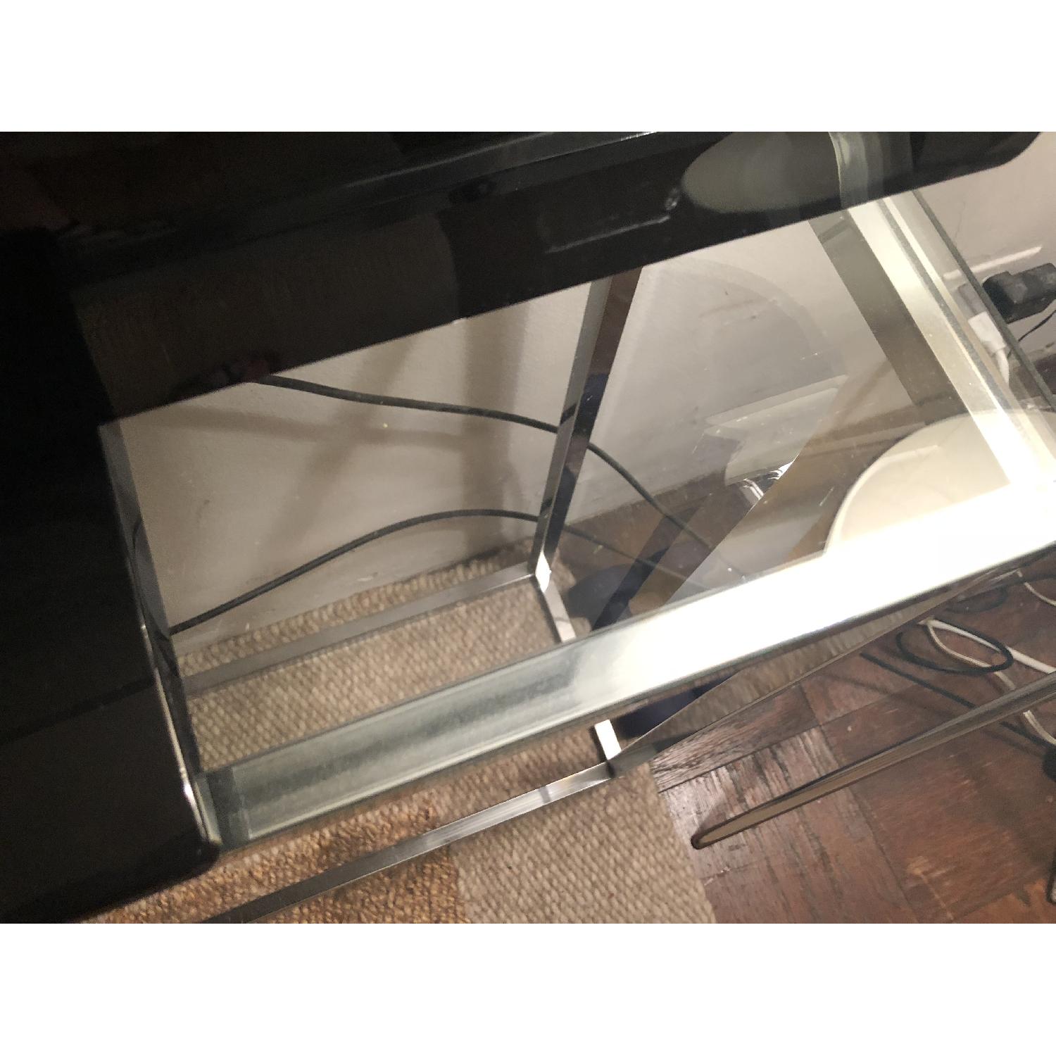 CB2 Smart Glass Top Console Table - image-4