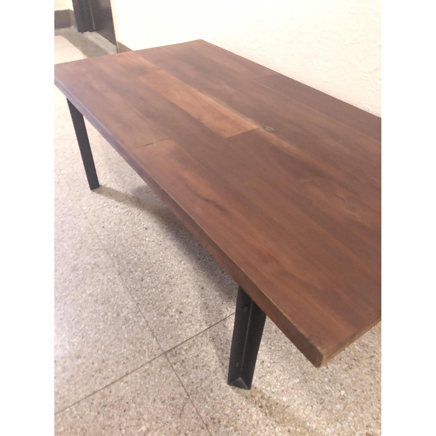 West Elm Industrial Wood Coffee Table - image-2