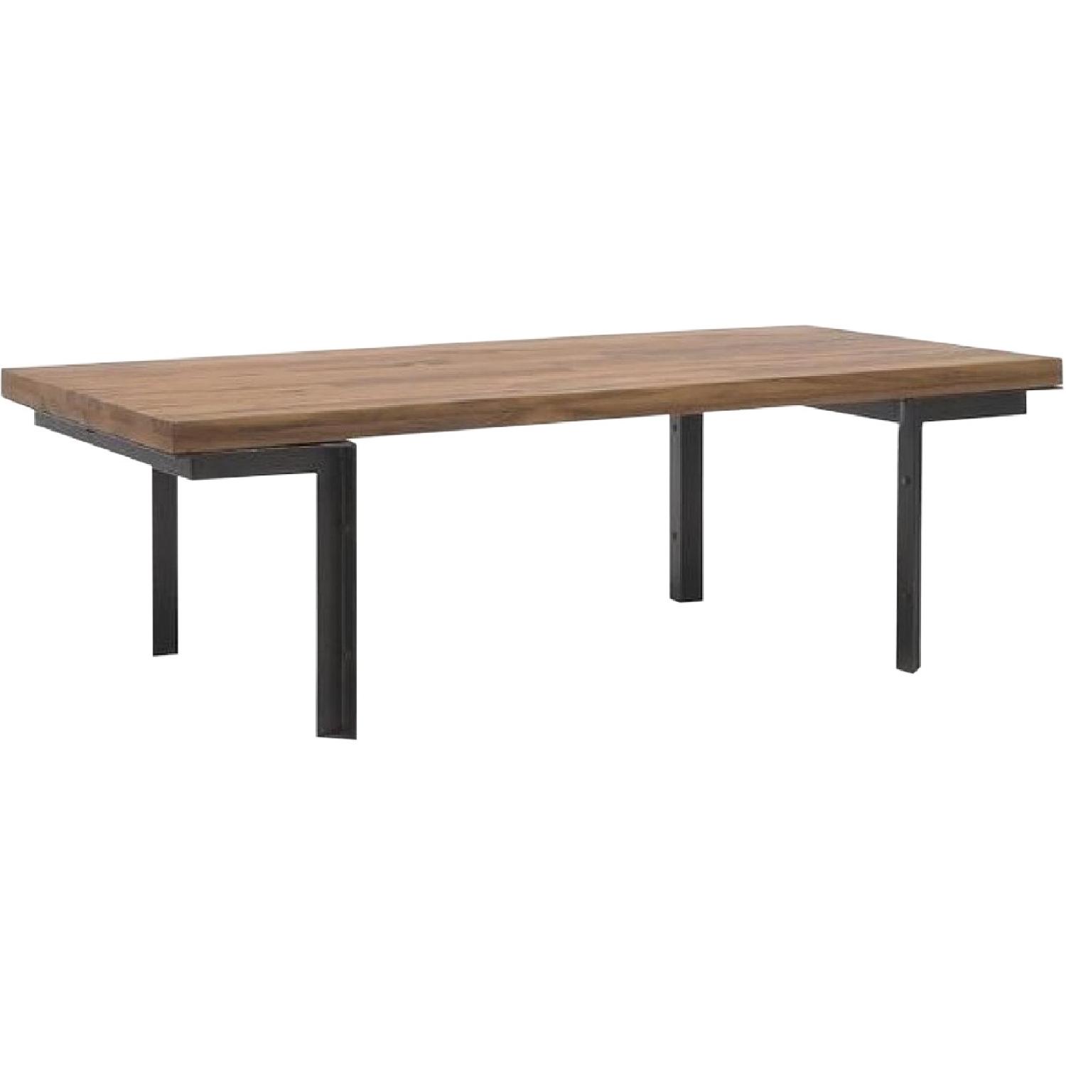 West Elm Industrial Wood Coffee Table - image-0