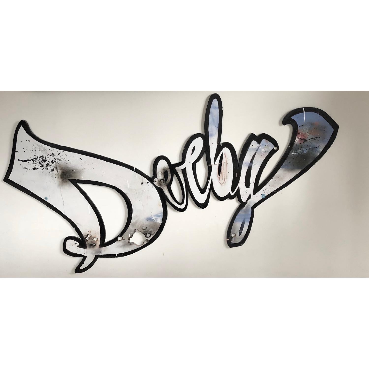 No Kings Collective Hand Cut Graffiti Art - image-1