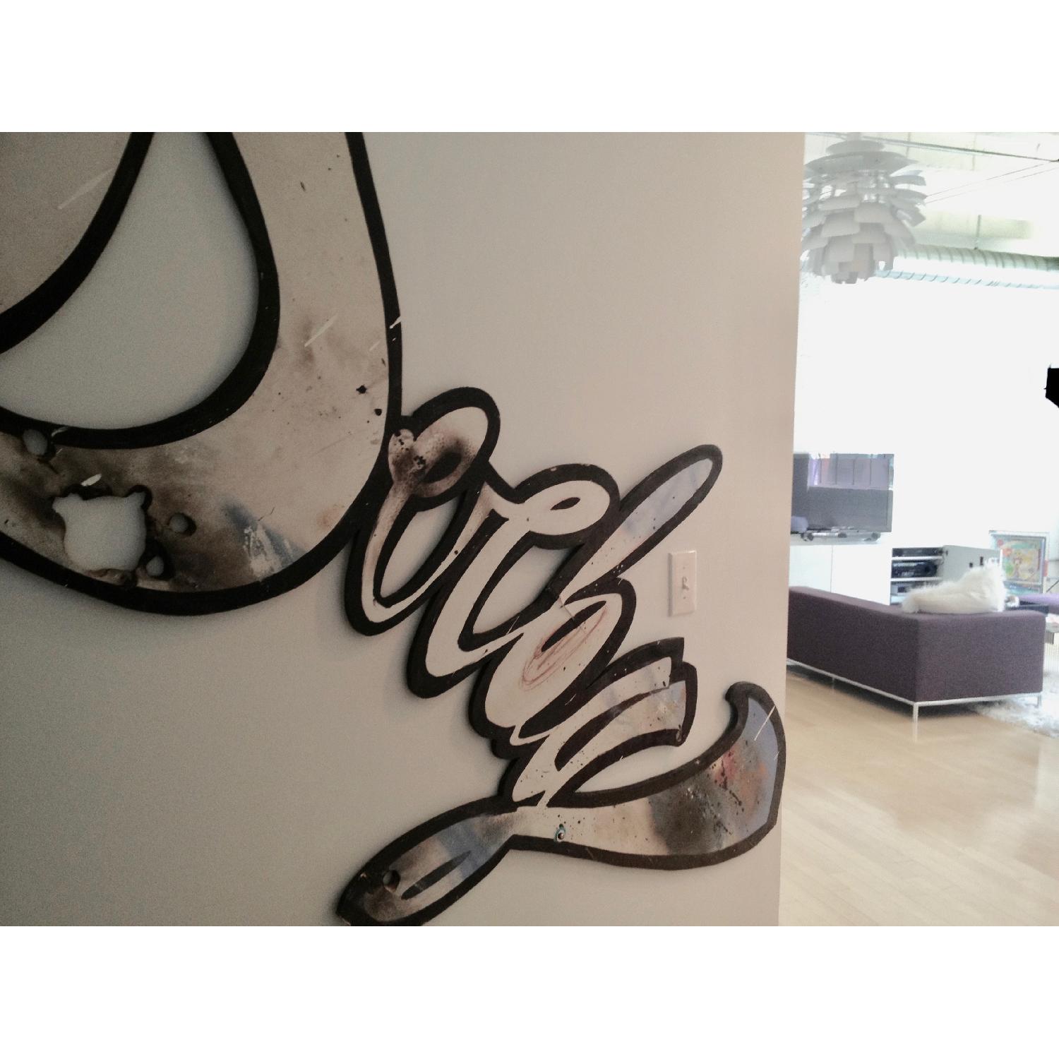 No Kings Collective Hand Cut Graffiti Art - image-3