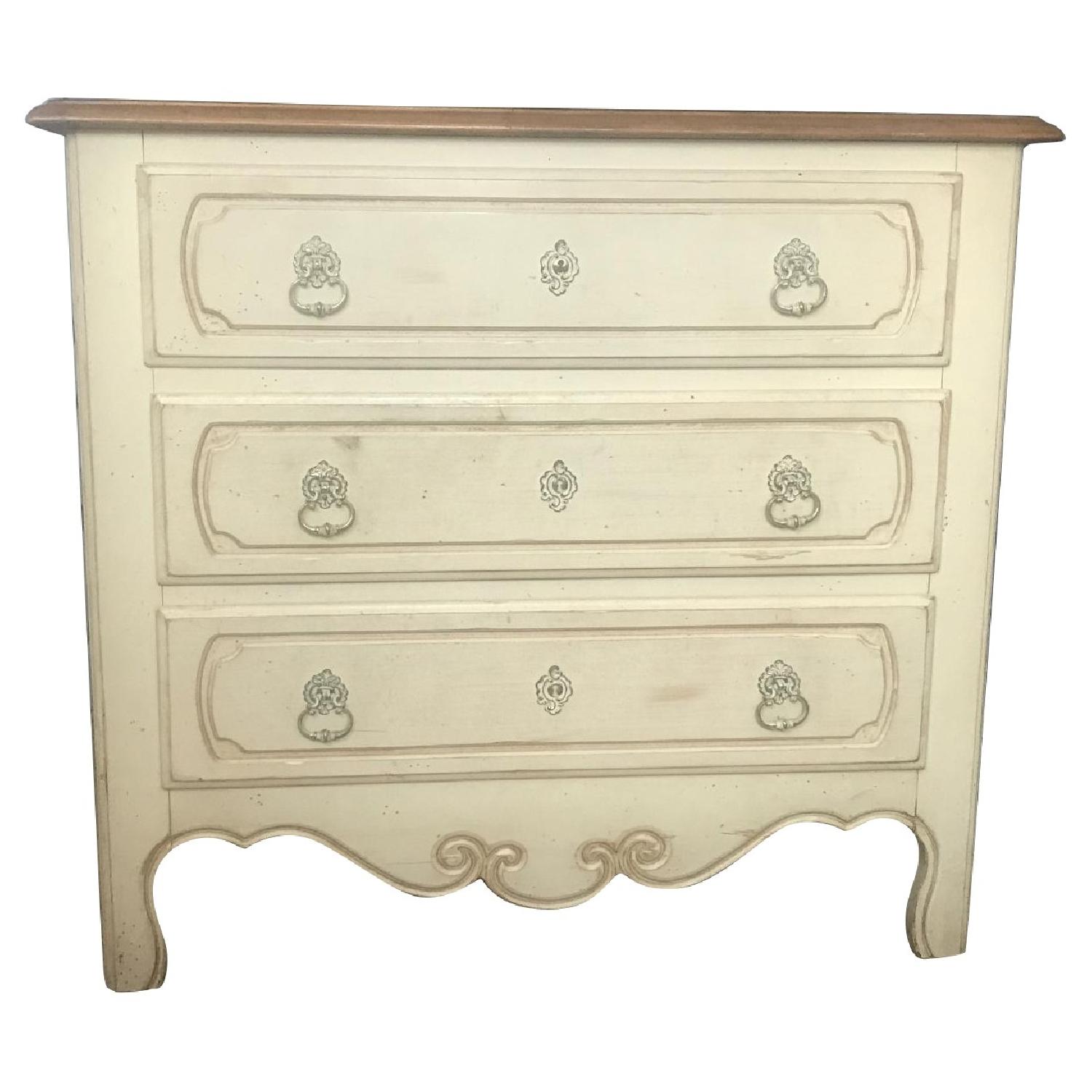 Ethan Allen Ivory Legacy French Country, Provincial Chest AptDeco