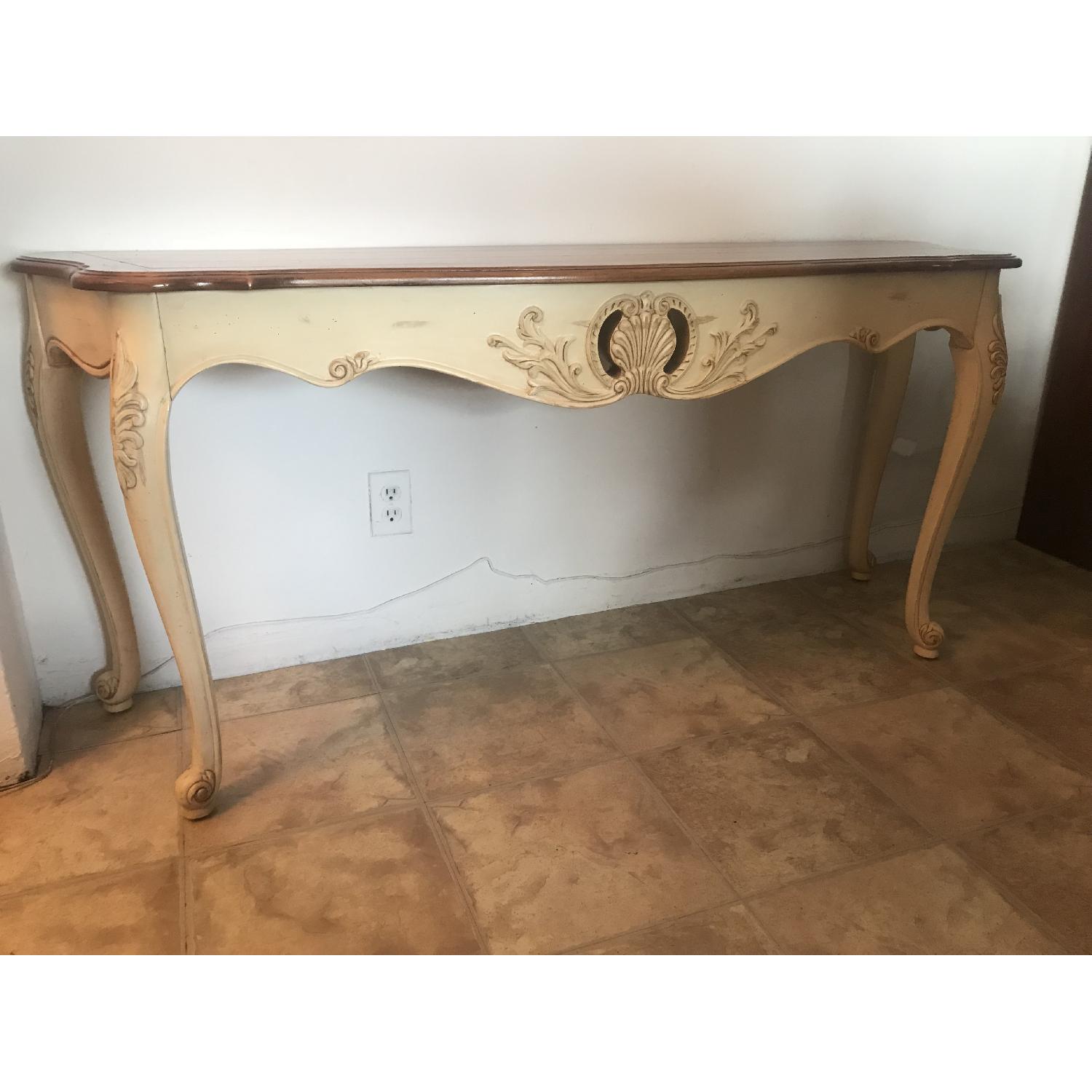 Ethan Allen Legacy French Country Provincial Console Table - image-2