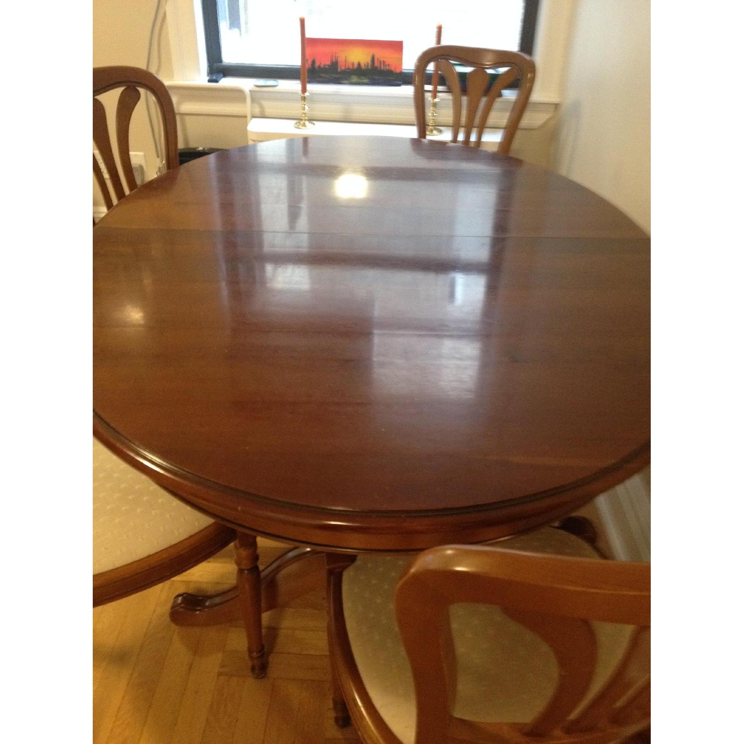 Ernest Menard Dining Table w/ 8 Chairs AptDeco
