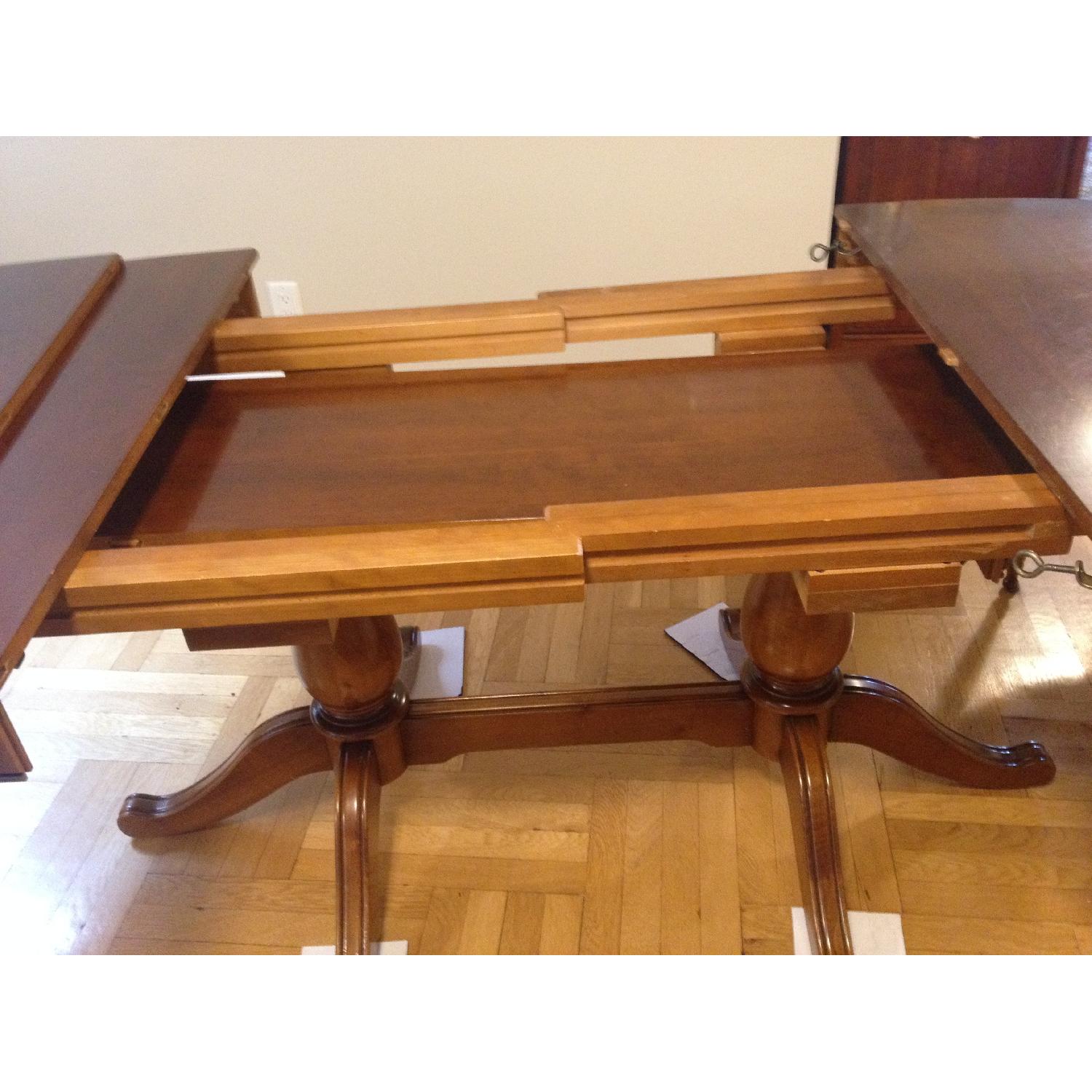 Ernest Menard Dining Table w/ 8 Chairs AptDeco