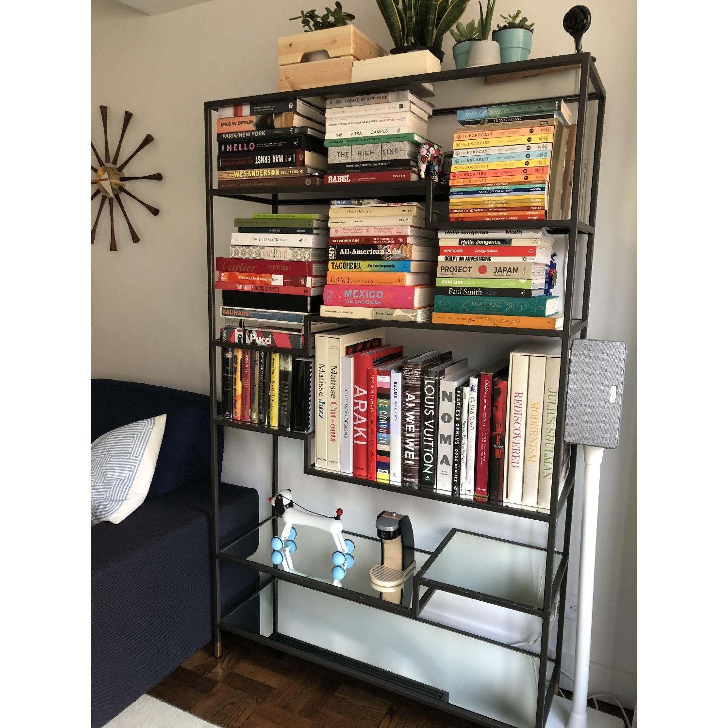 West Elm Tiered Tower Bookcase in Antique Bronze - image-2