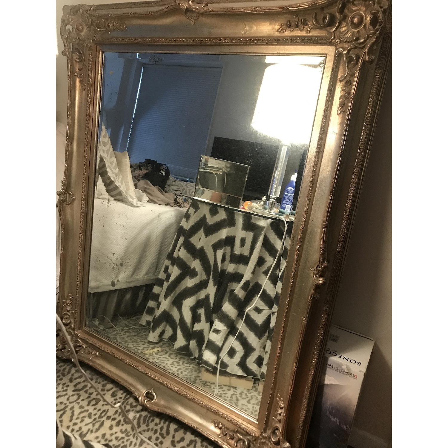 Antique Style Rectangular Mirror - image-1