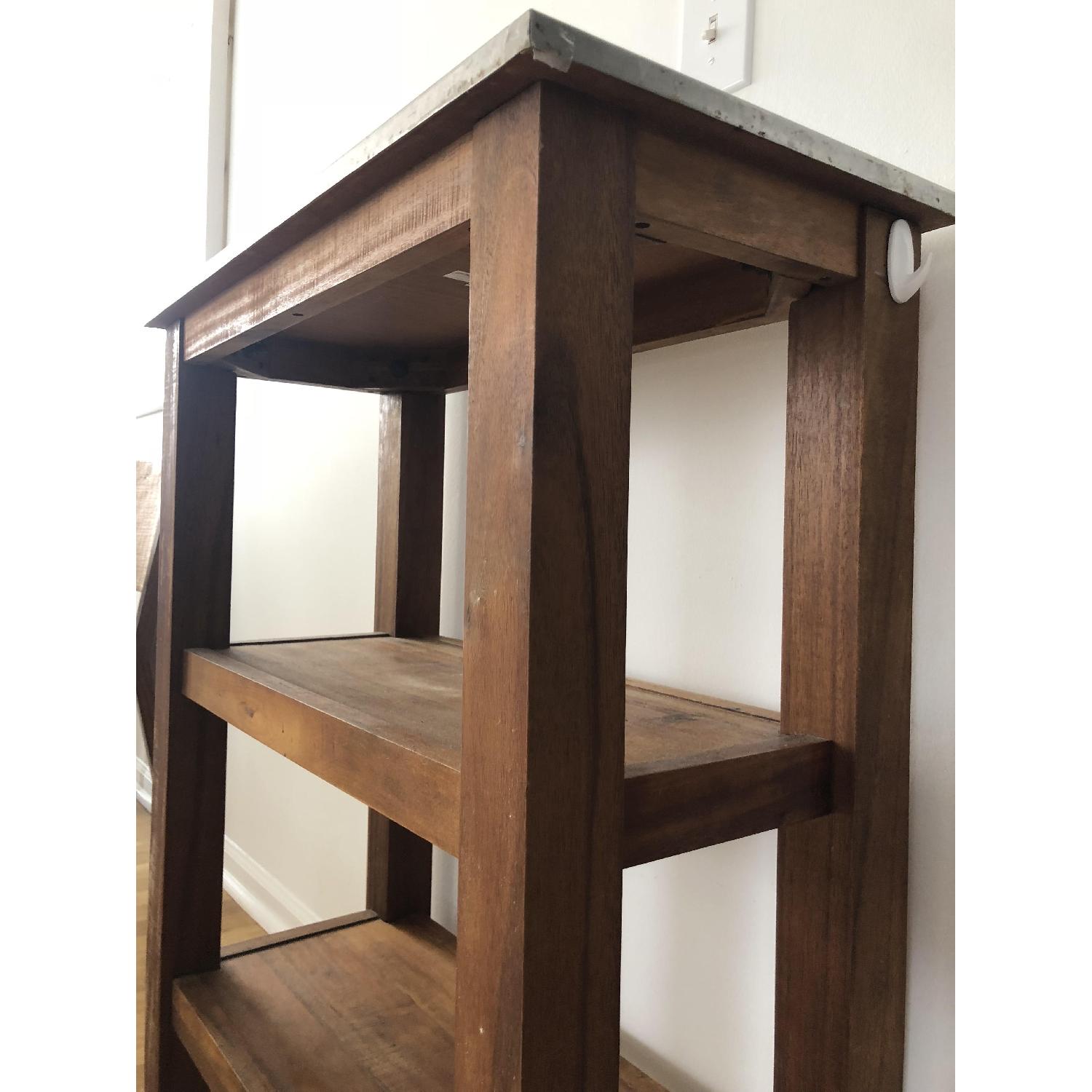 West Elm Small Rustic Kitchen Island - image-2