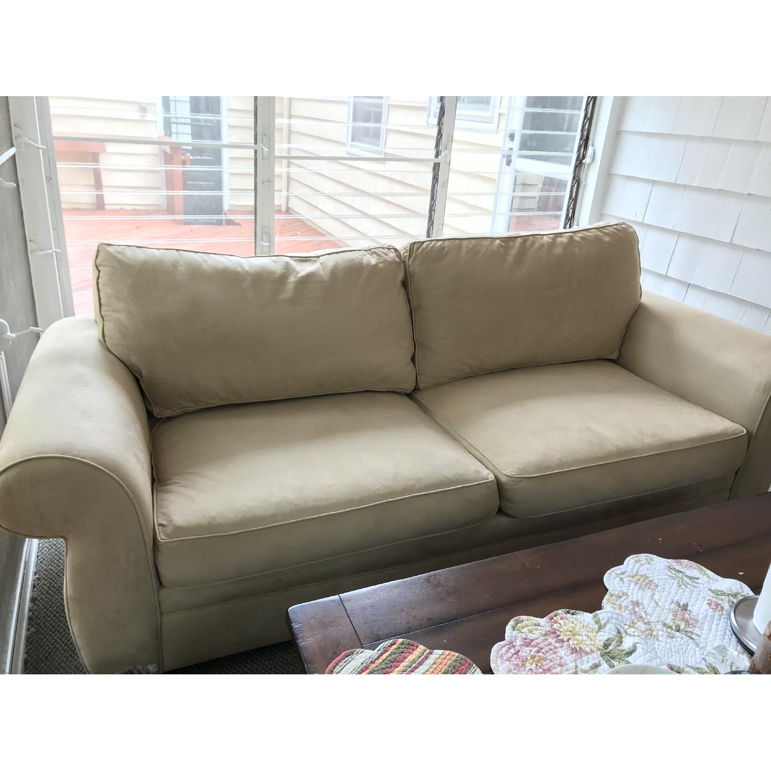 Pottery Barn Pearce Roll Arm Grand Sofa - image-1