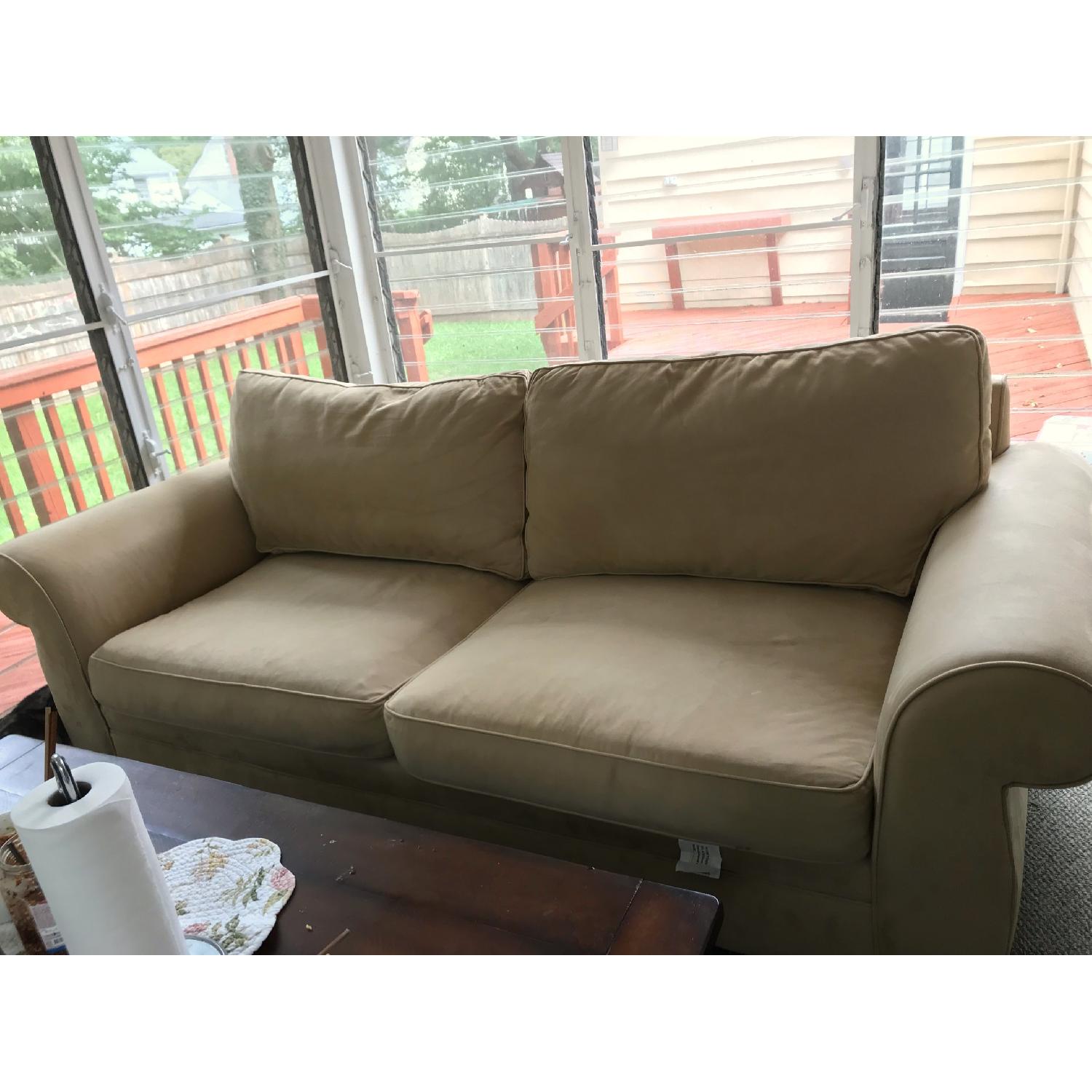 Pottery Barn Pearce Roll Arm Grand Sofa - image-2