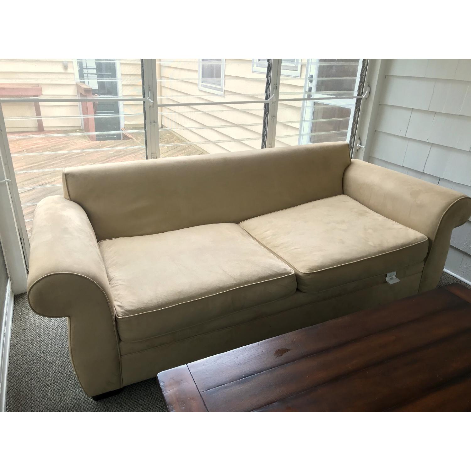 Pottery Barn Pearce Roll Arm Grand Sofa - image-3