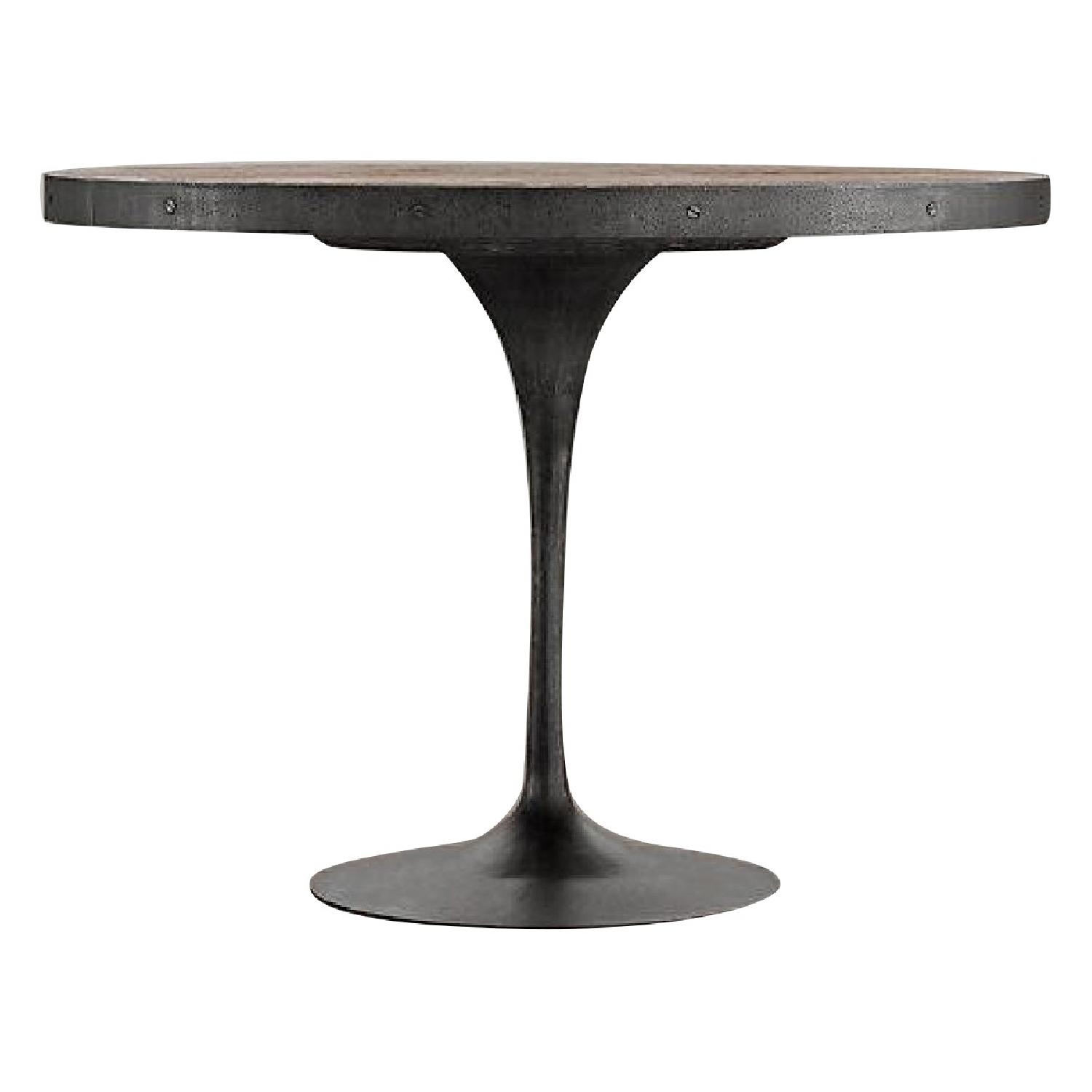 Restoration Hardware Aero Round Dining Table AptDeco