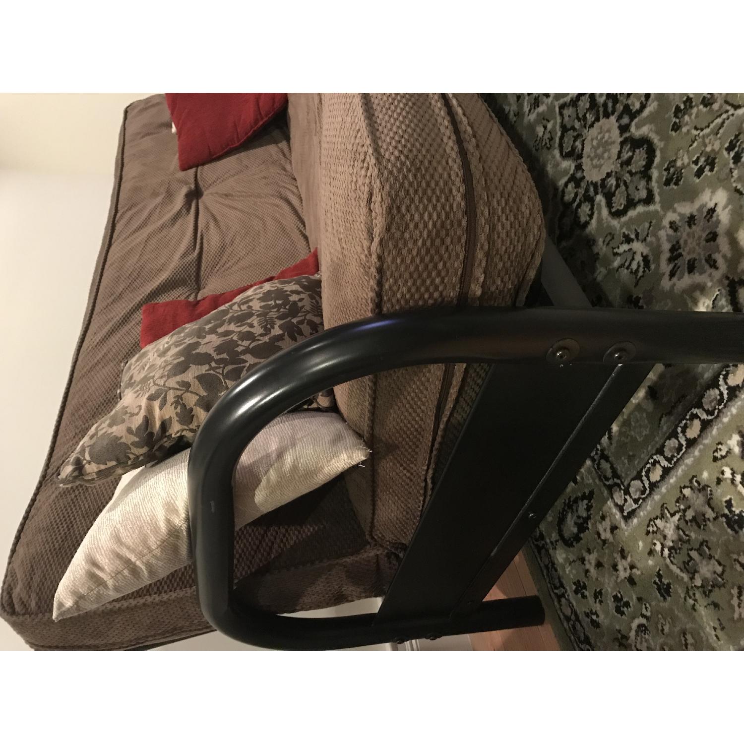 Brown Full Size Futon - image-3