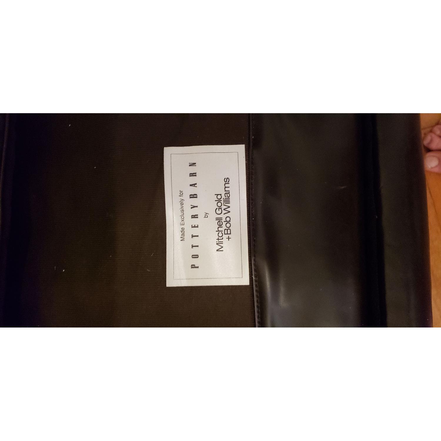 Pottery Barn Manhattan Leather Recliner - image-5