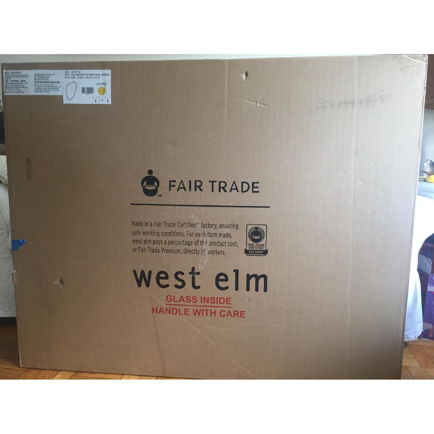 West Elm Mid-Century Asymmetrical Wall Mirror - image-2