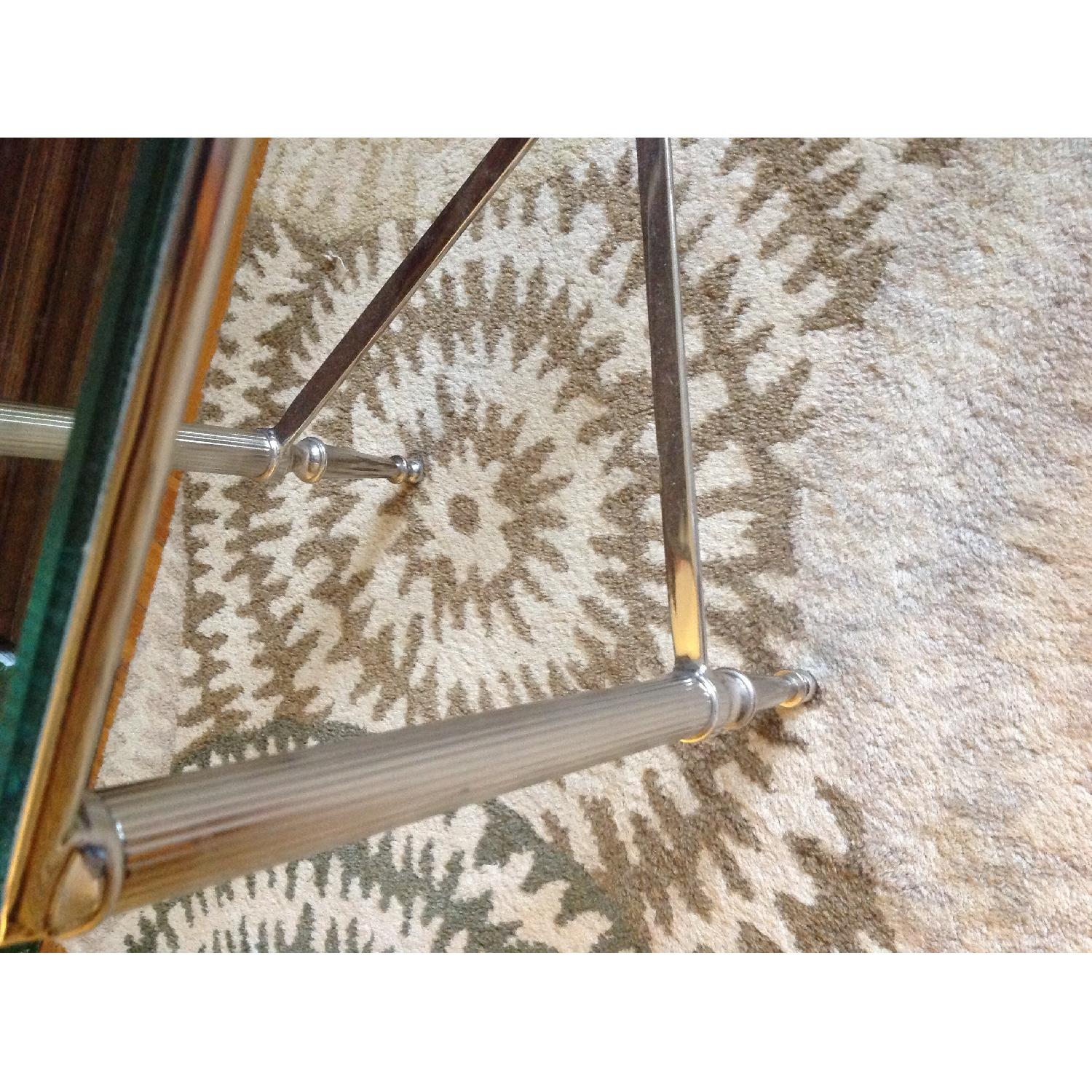 Williams Sonoma Glass End Tables - image-2