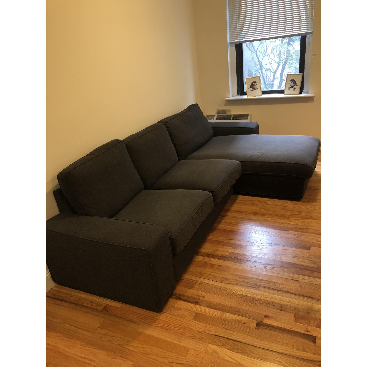 Ikea Navy Blue Sectional Sofa - image-3