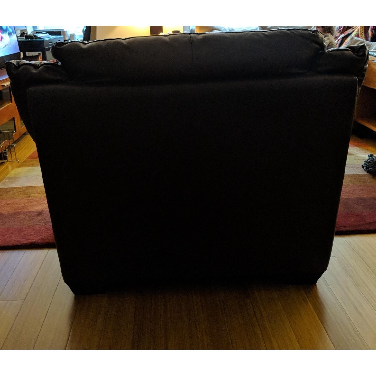 Macy's Italsofa Brown Leather Chair - image-3
