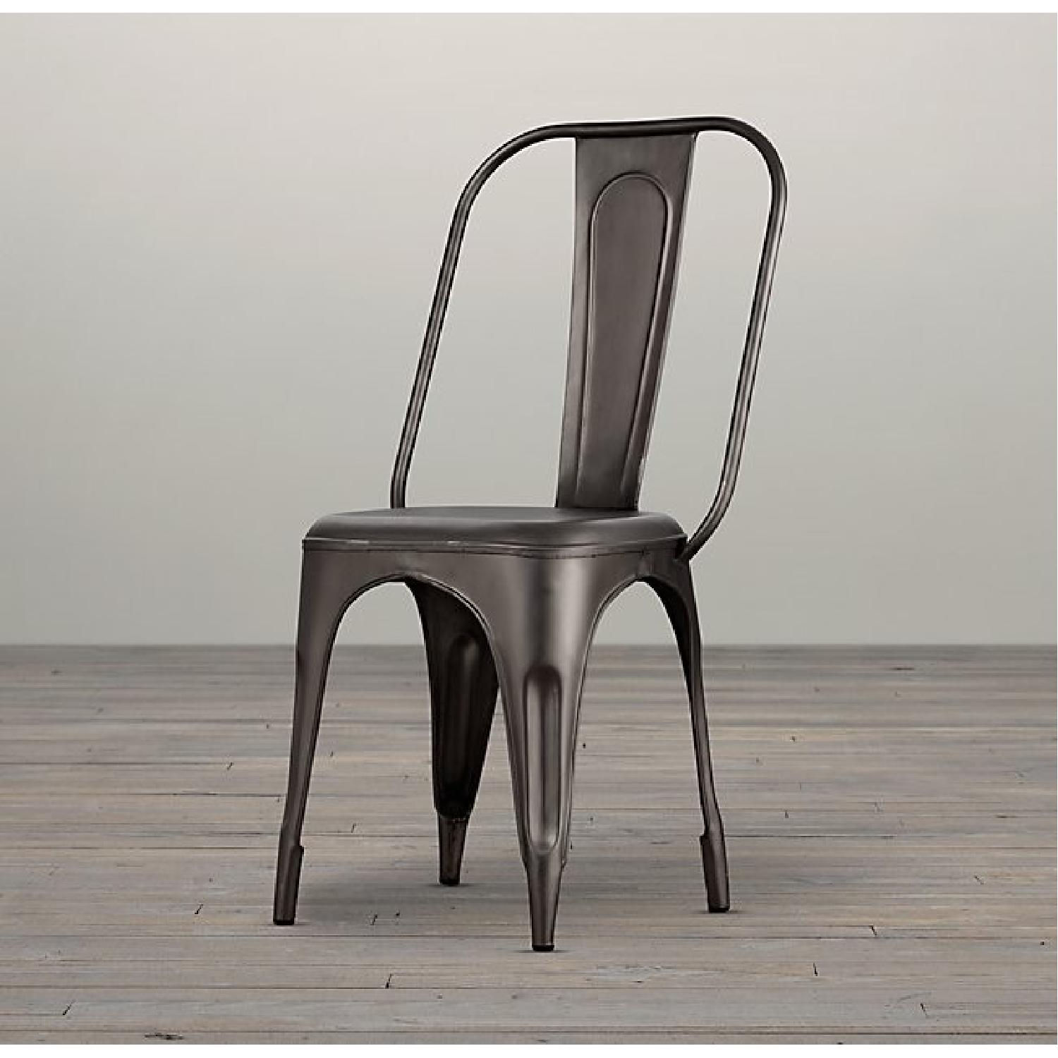 Restoration Hardware Vintage Steel Side Chair - image-10