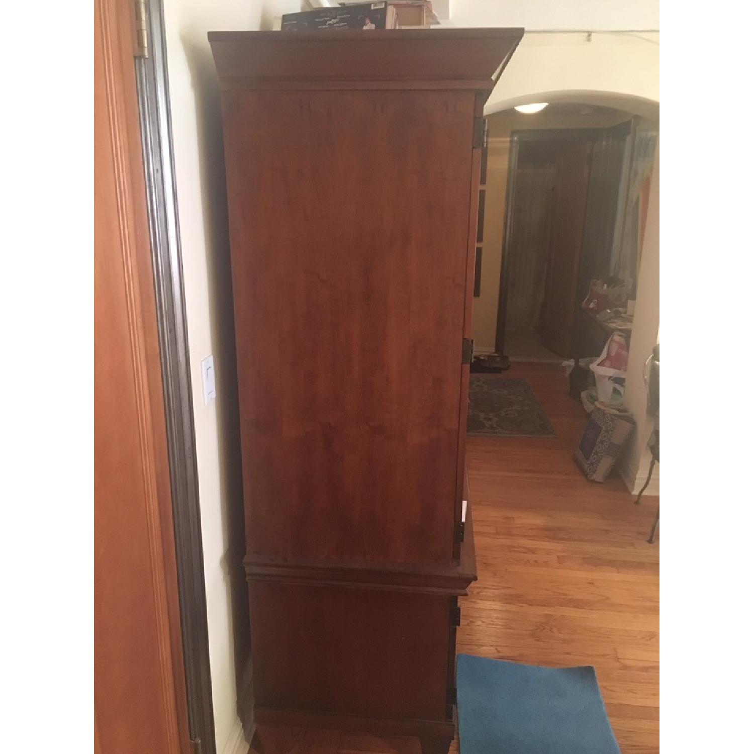 Macy's Romweber Media Console w/ Matchstick Finish - image-2