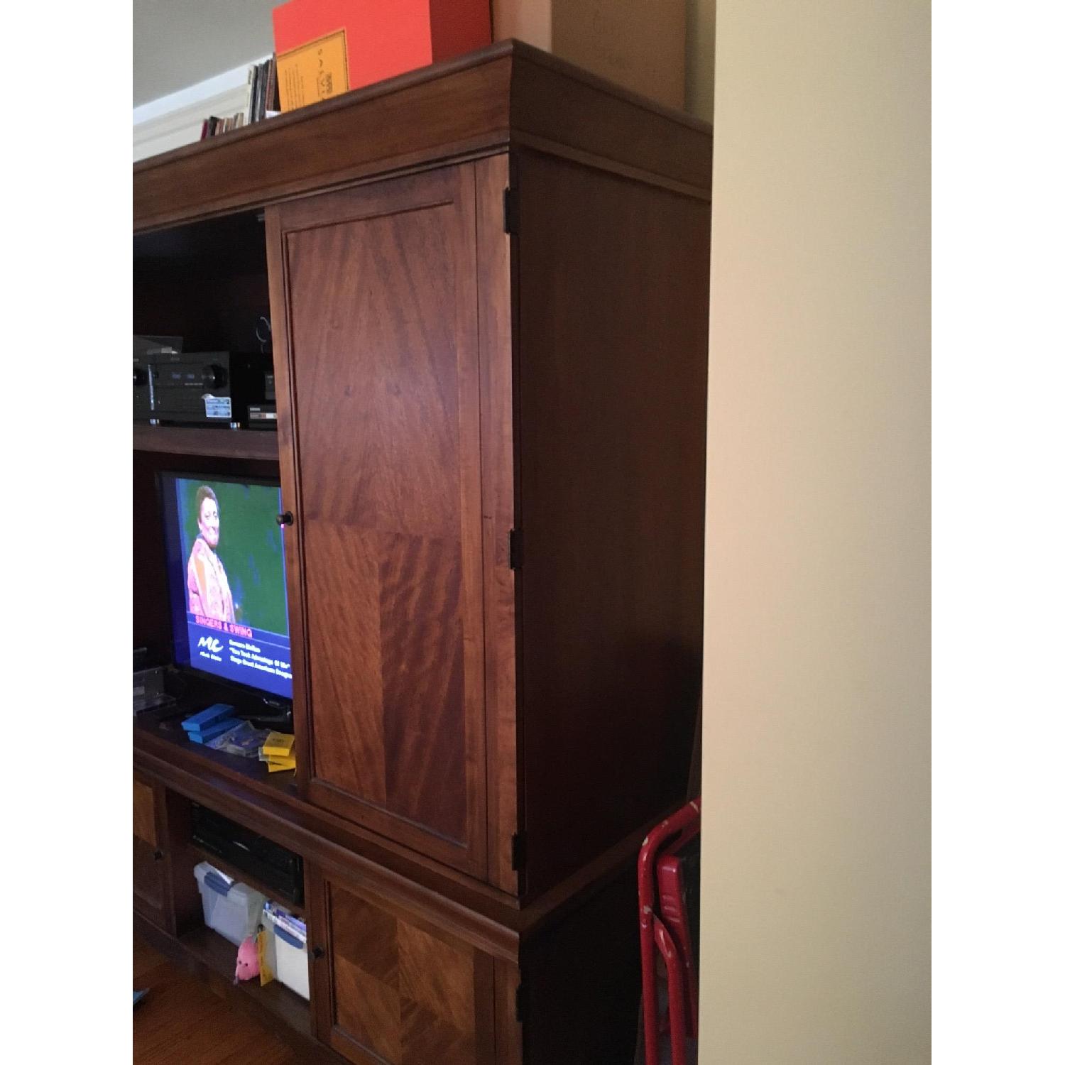 Macy's Romweber Media Console w/ Matchstick Finish - image-3