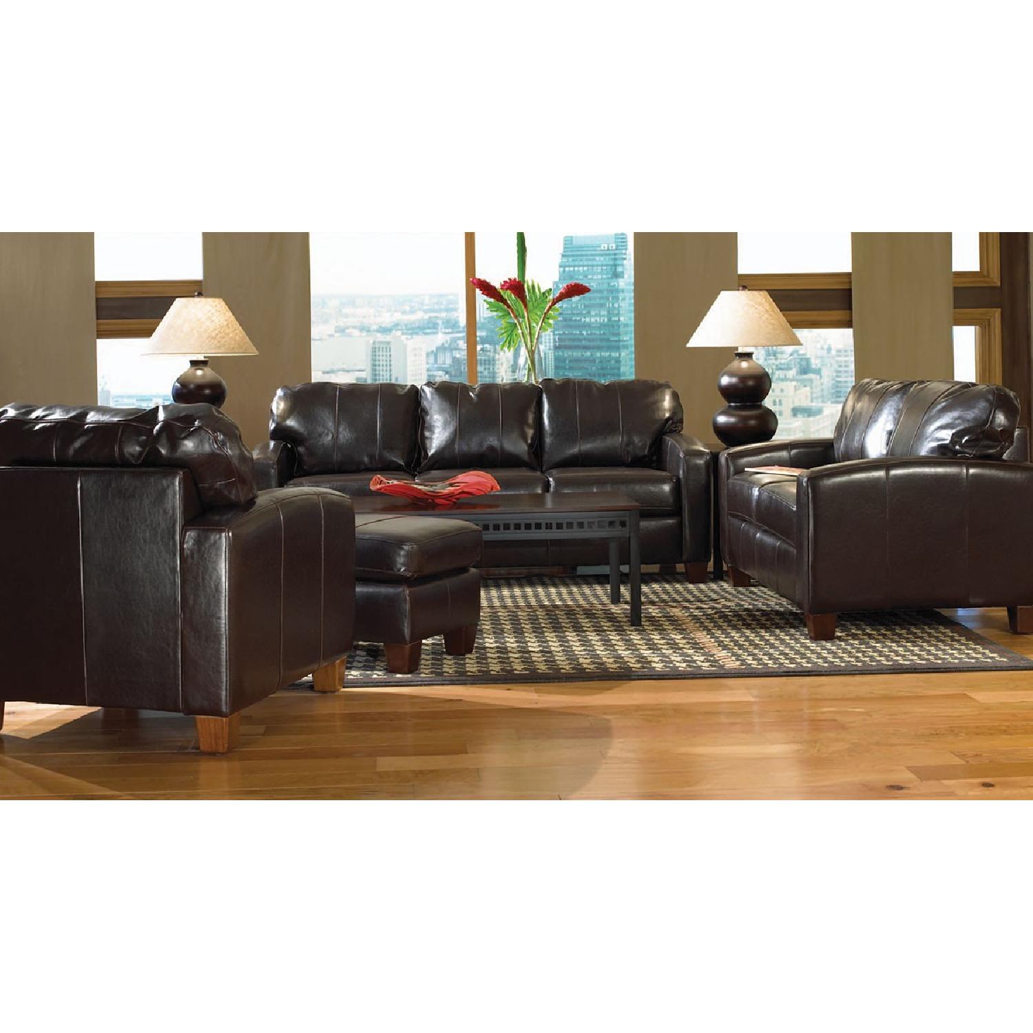 Jennifer Convertibles Riley Chair & Ottoman - image-1