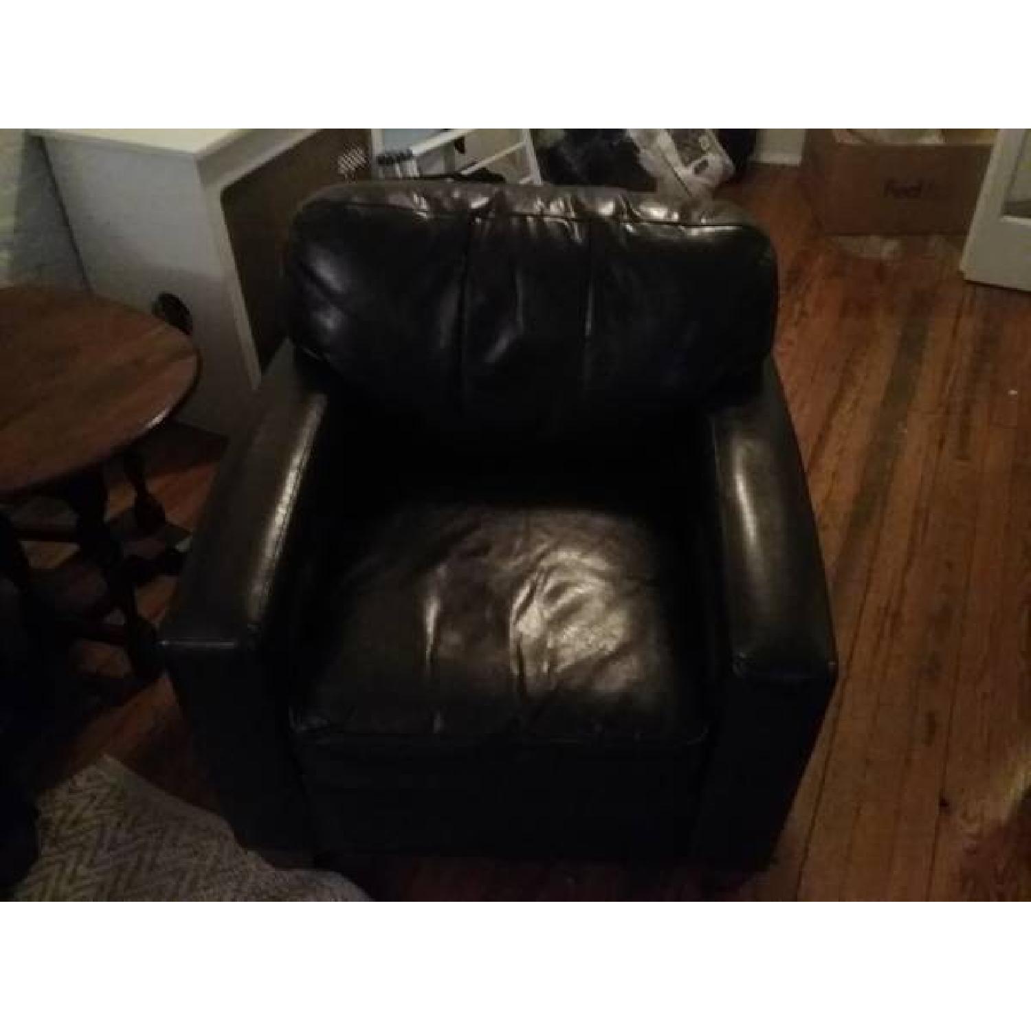 Jennifer Convertibles Riley Chair & Ottoman - image-2