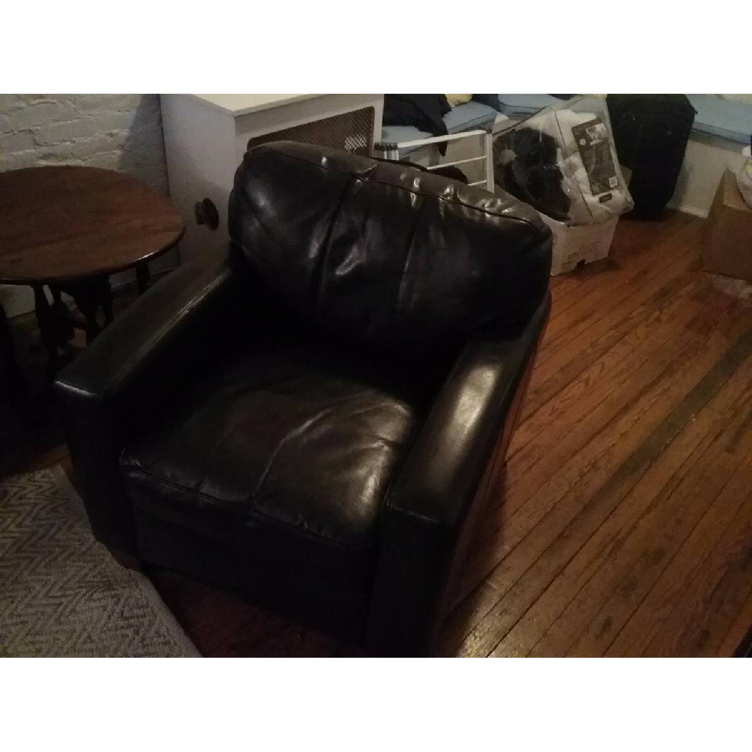 Jennifer Convertibles Riley Chair & Ottoman - image-3