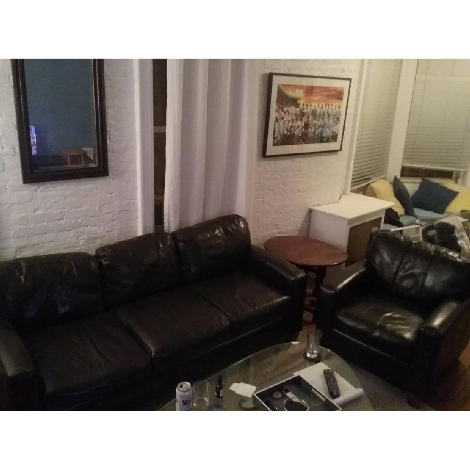 Jennifer Convertibles Riley Chair & Ottoman - image-4