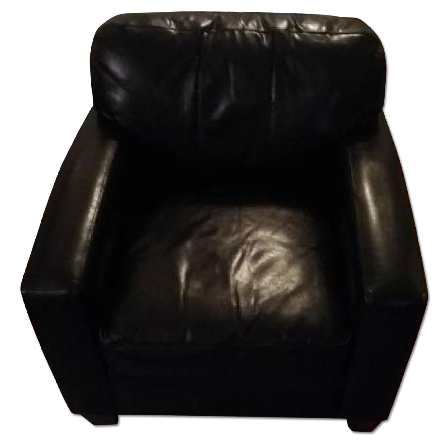 Jennifer Convertibles Riley Chair & Ottoman - image-0
