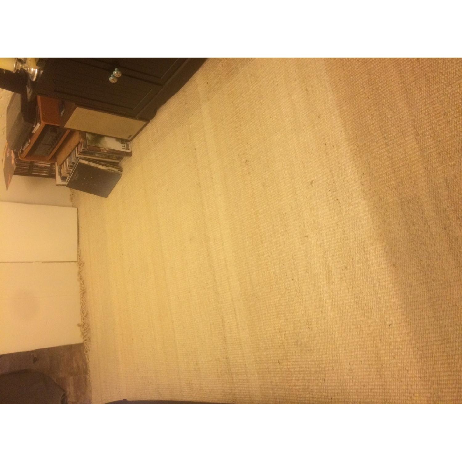 Hand-Woven Natural Fiber Natural Fiber Jute Bleached Rug - image-4