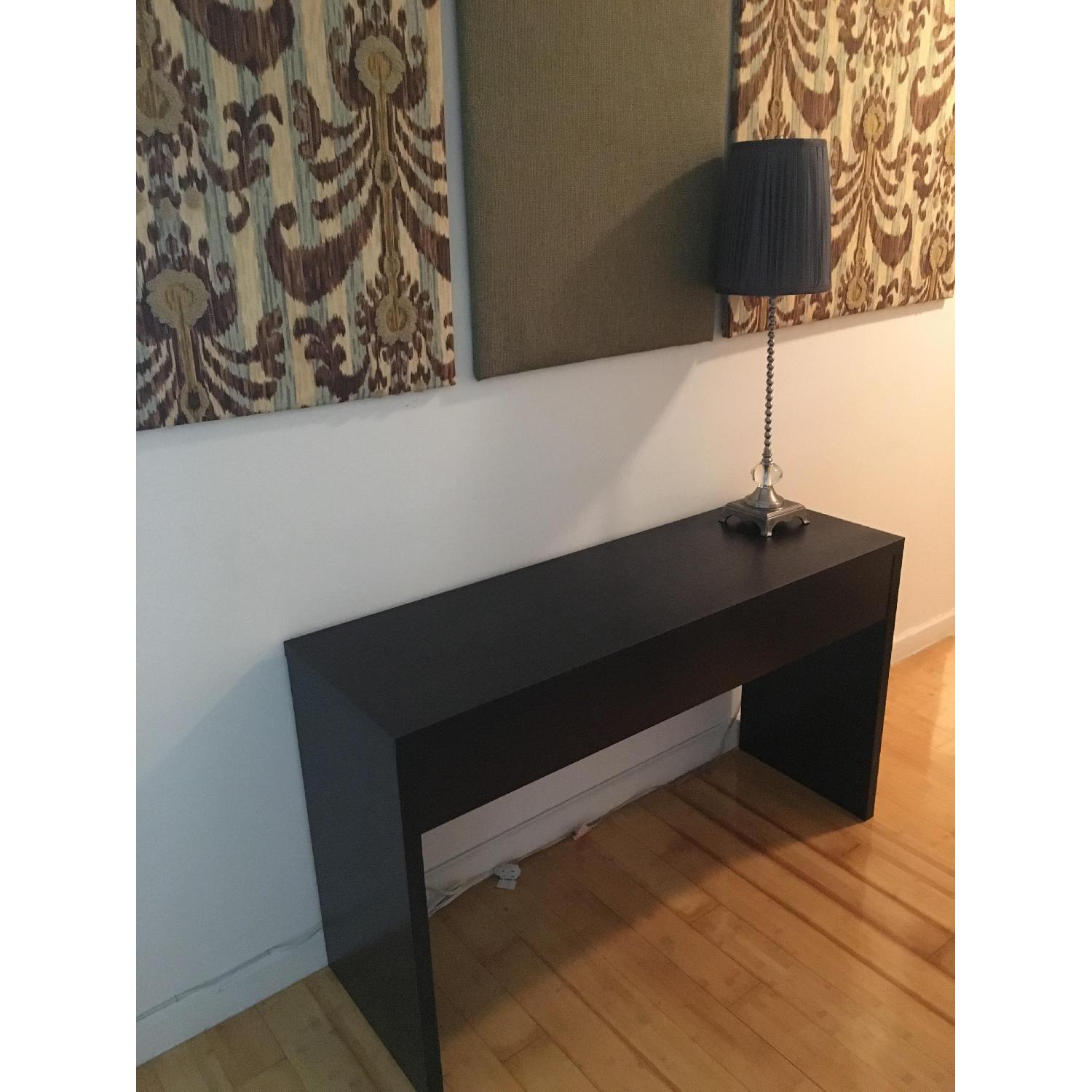 Target Console Table in Espresso - image-1