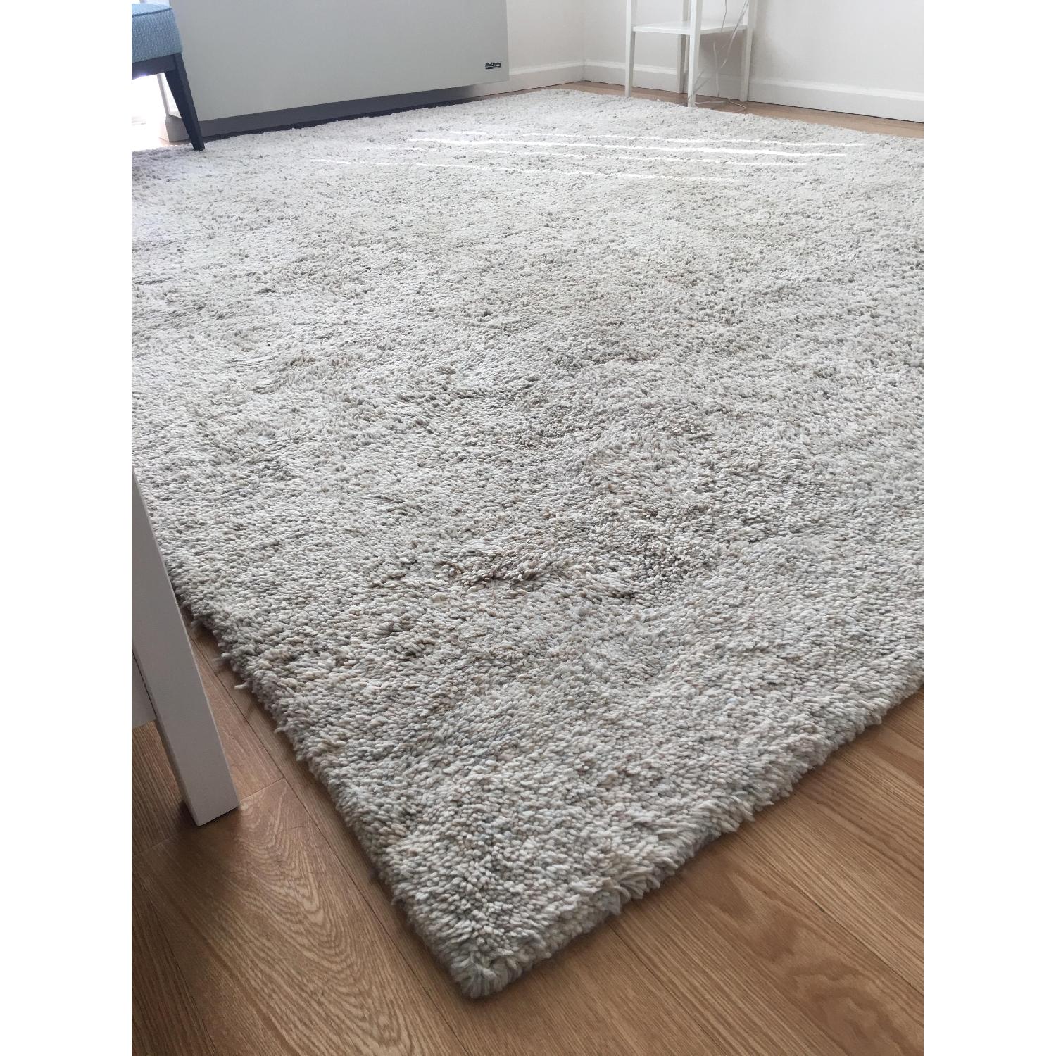 Crate & Barrel Parker Neutral Wool Rug - image-2
