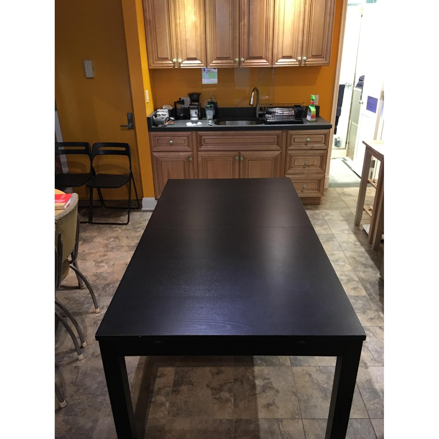Ikea Bjursta Extendable Table in Black - image-4