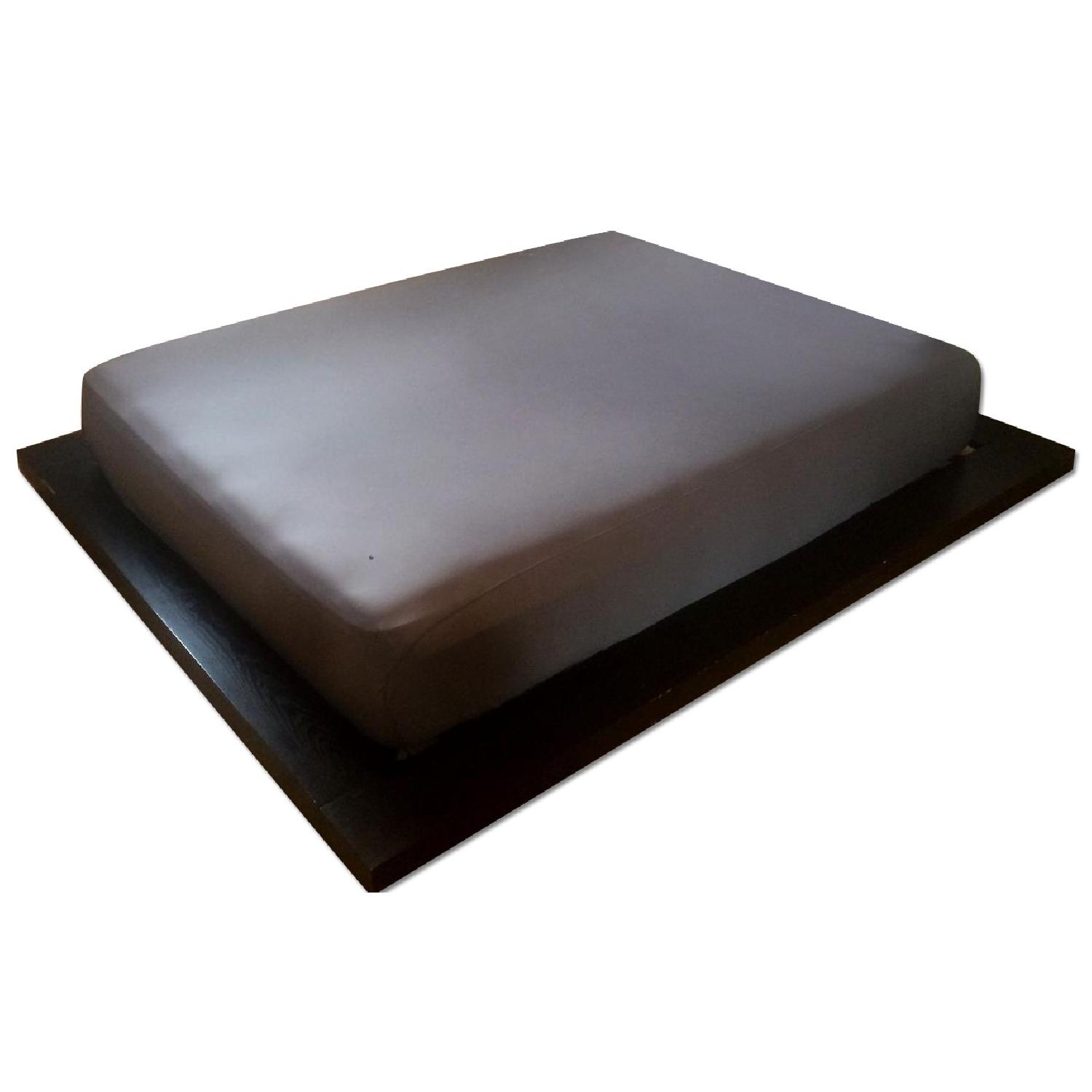 West Elm Floating Zen Platform Bed Frame - image-0