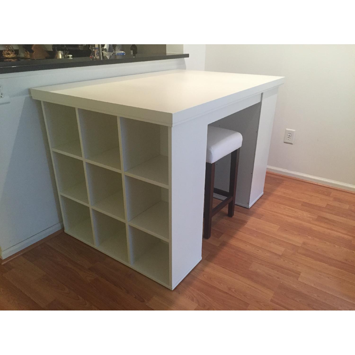 Pottery Barn Bedford Project Table & Stool - image-3