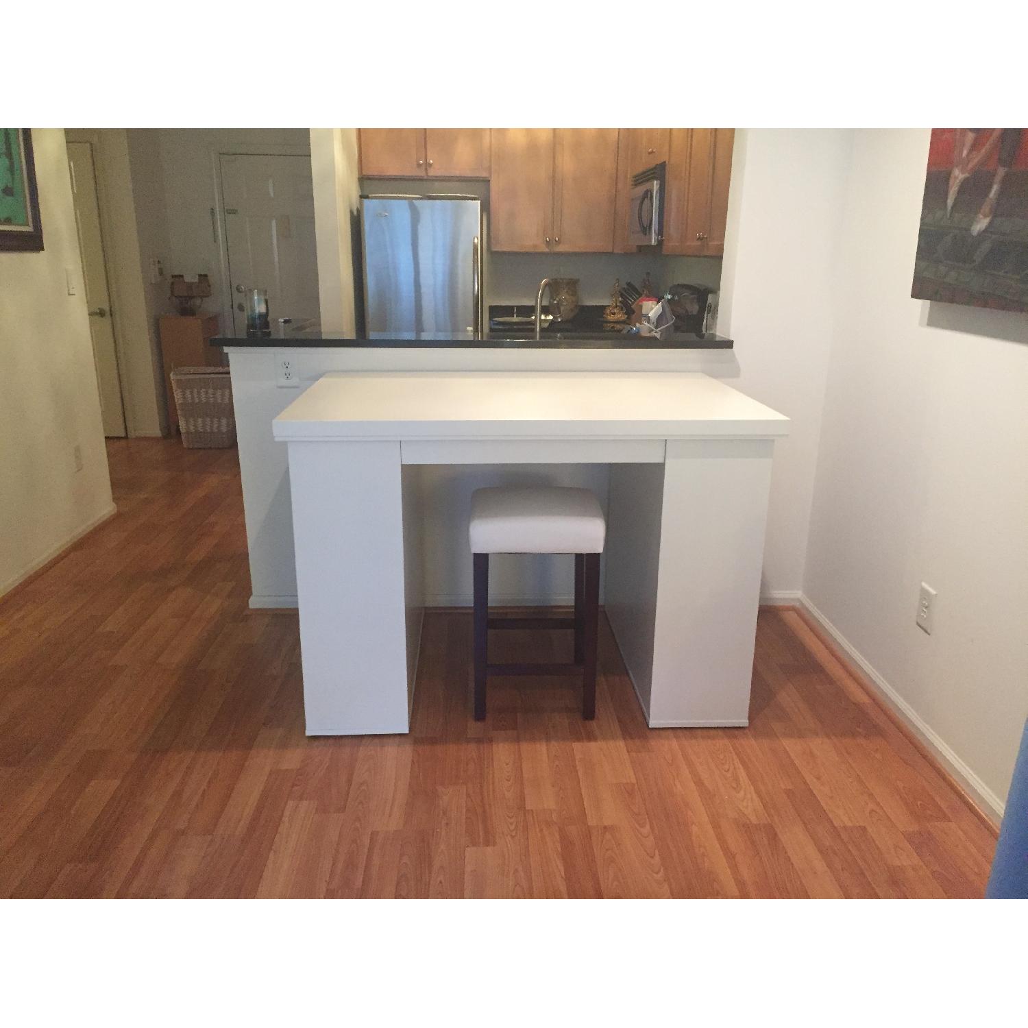 Pottery Barn Bedford Project Table & Stool - image-4