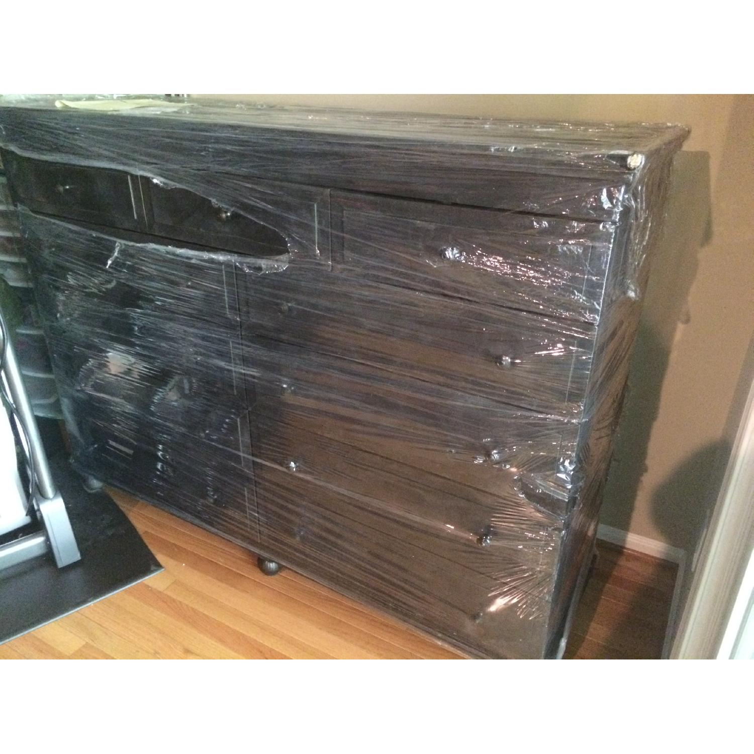 Restoration Hardware 11 Drawer Zinc Dresser - image-3