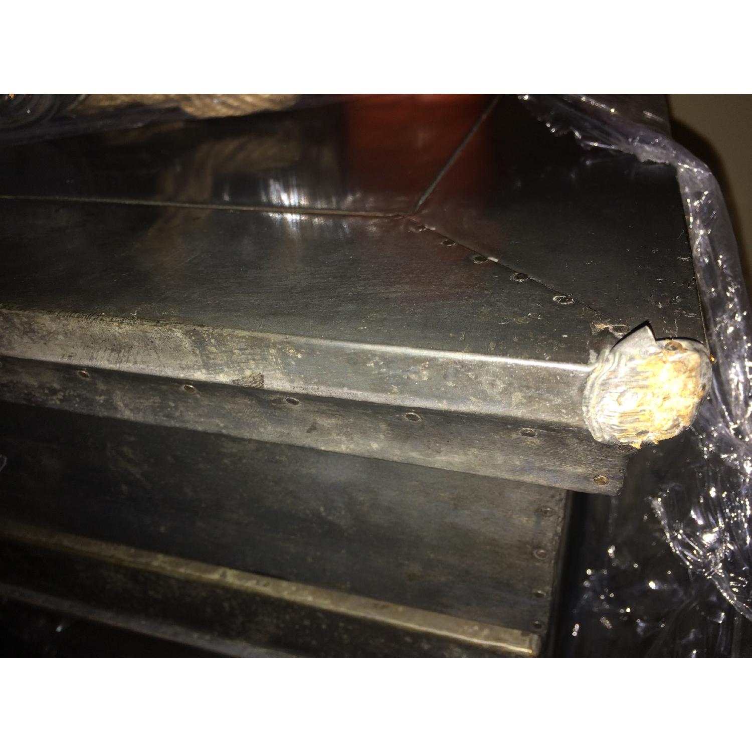 Restoration Hardware 11 Drawer Zinc Dresser - image-12