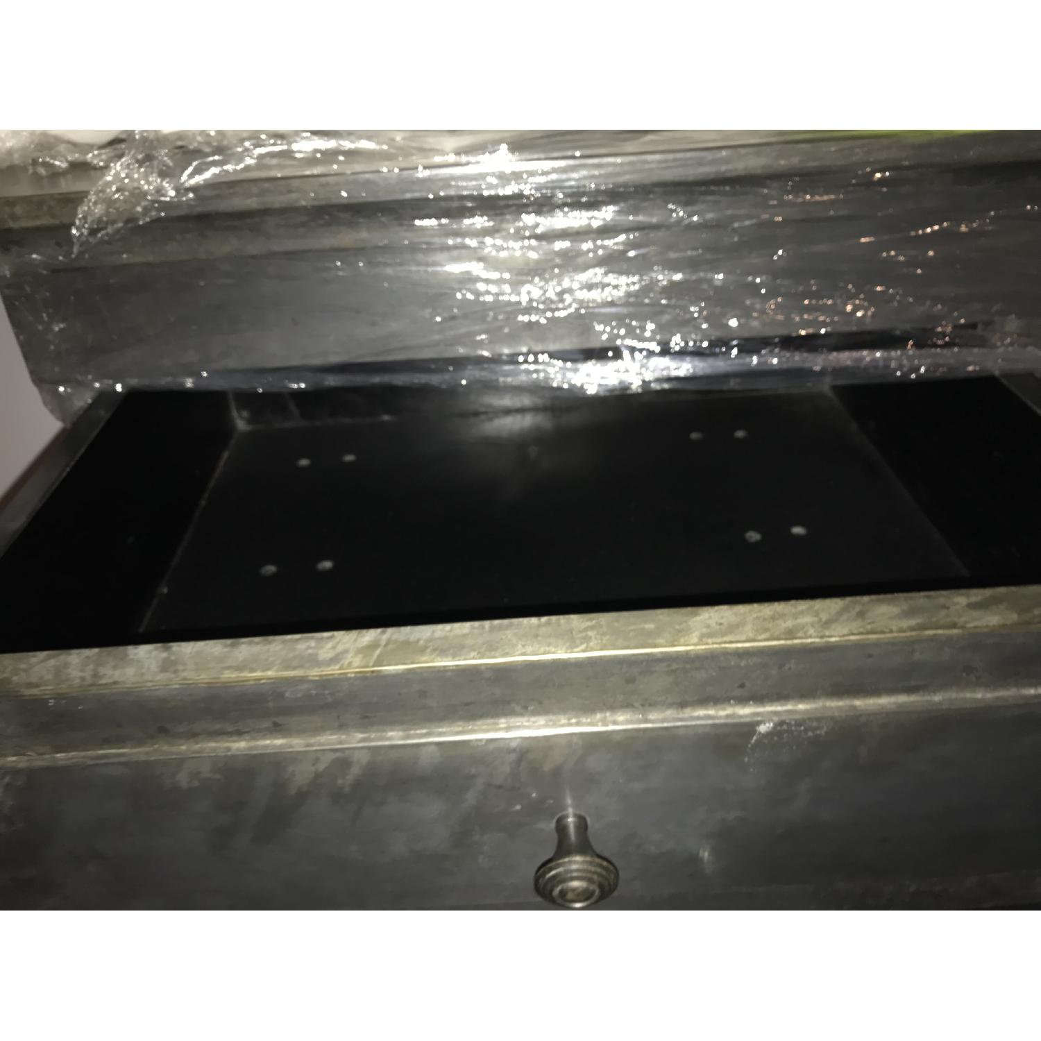 Restoration Hardware 11 Drawer Zinc Dresser - image-23