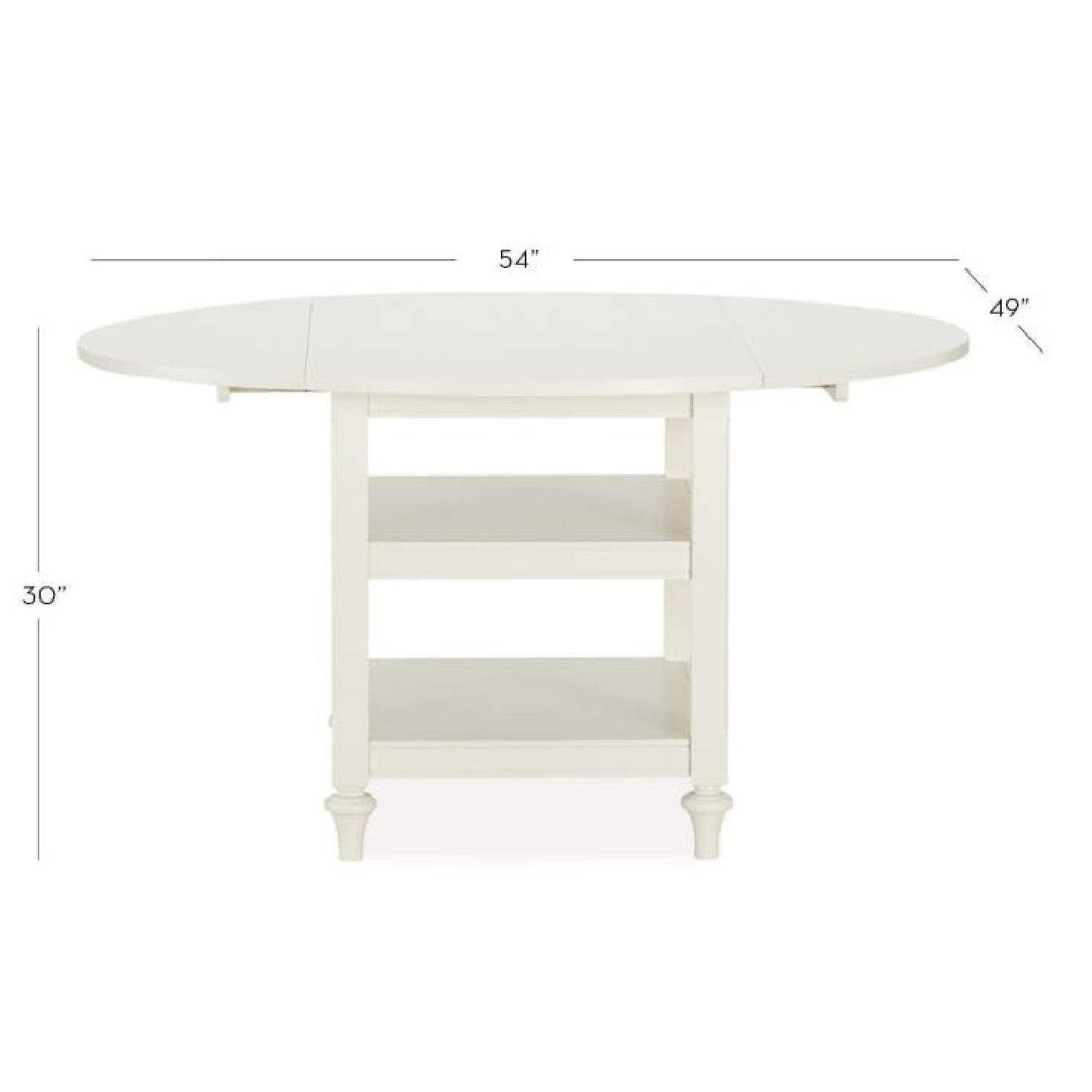 Pottery Barn Shayne Drop-Leaf Kitchen Table - image-1