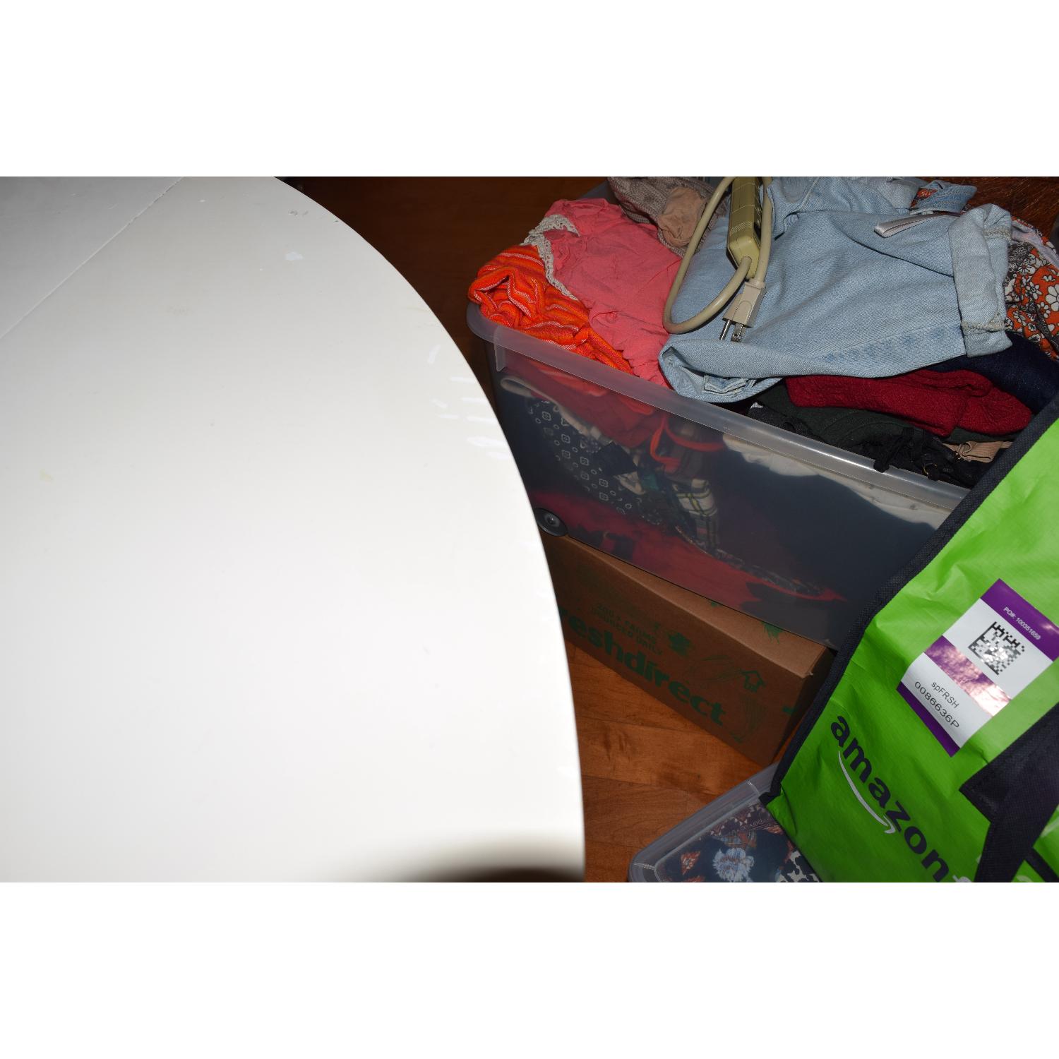 Pottery Barn Shayne Drop-Leaf Kitchen Table - image-7