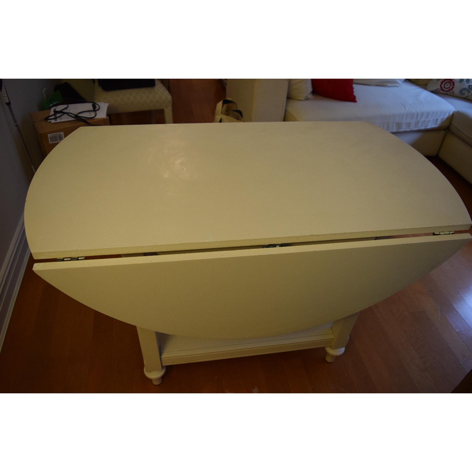 Pottery Barn Shayne Drop-Leaf Kitchen Table - image-24