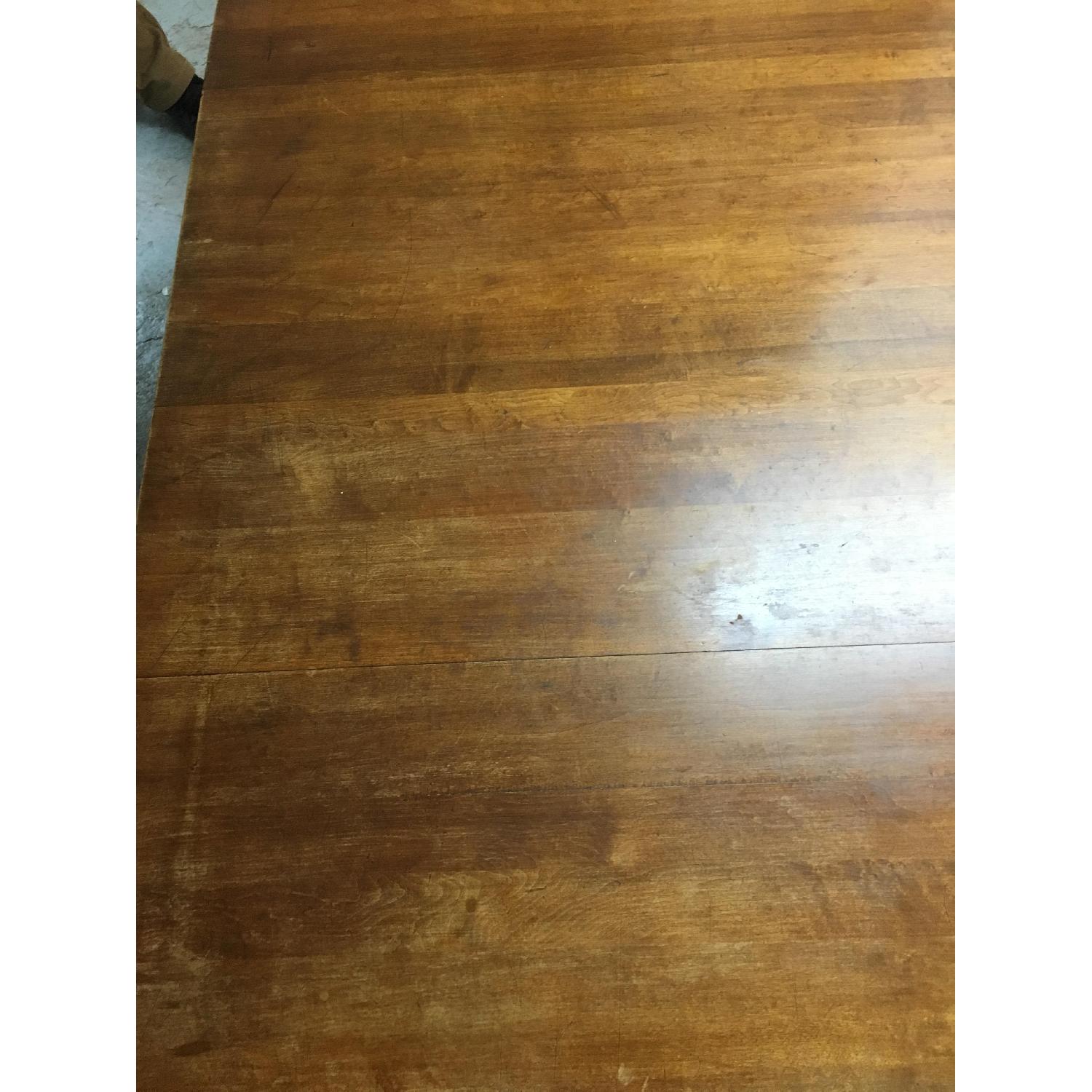 Vintage Solid Wood Dining Room/Library Table - image-7