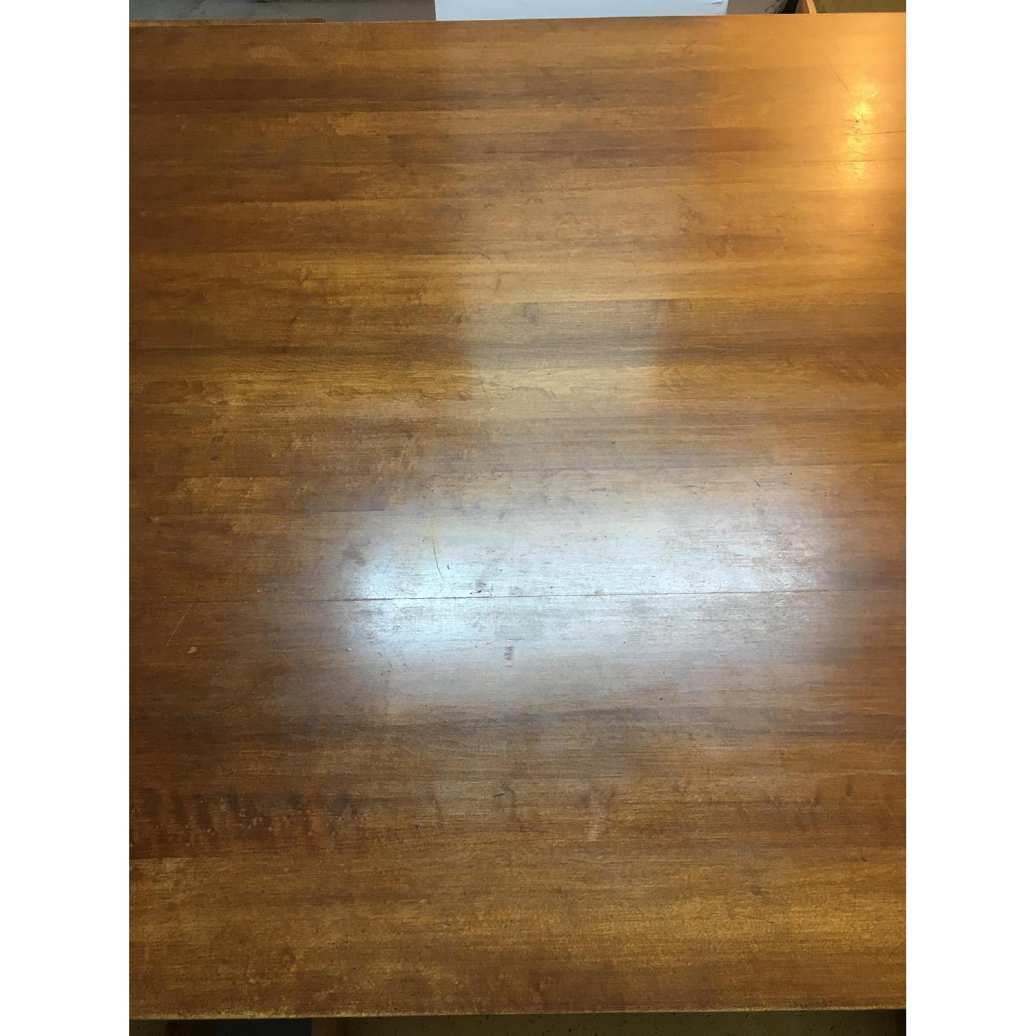 Vintage Solid Wood Dining Room/Library Table - image-8