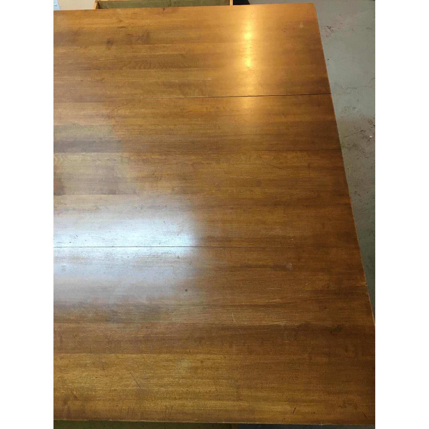 Vintage Solid Wood Dining Room/Library Table - image-9