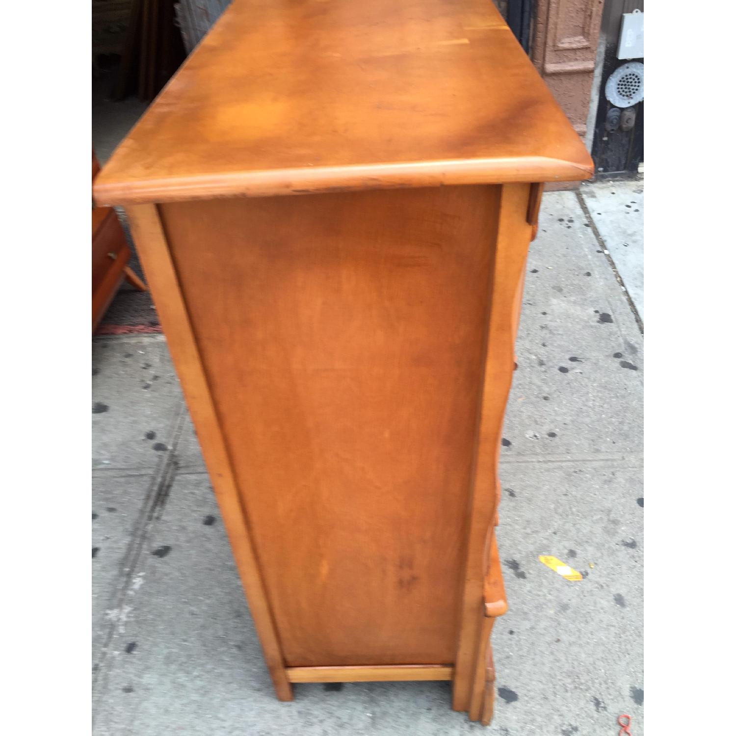 Vintage Solid Rock Maple & Hardwood Dressser - image-4